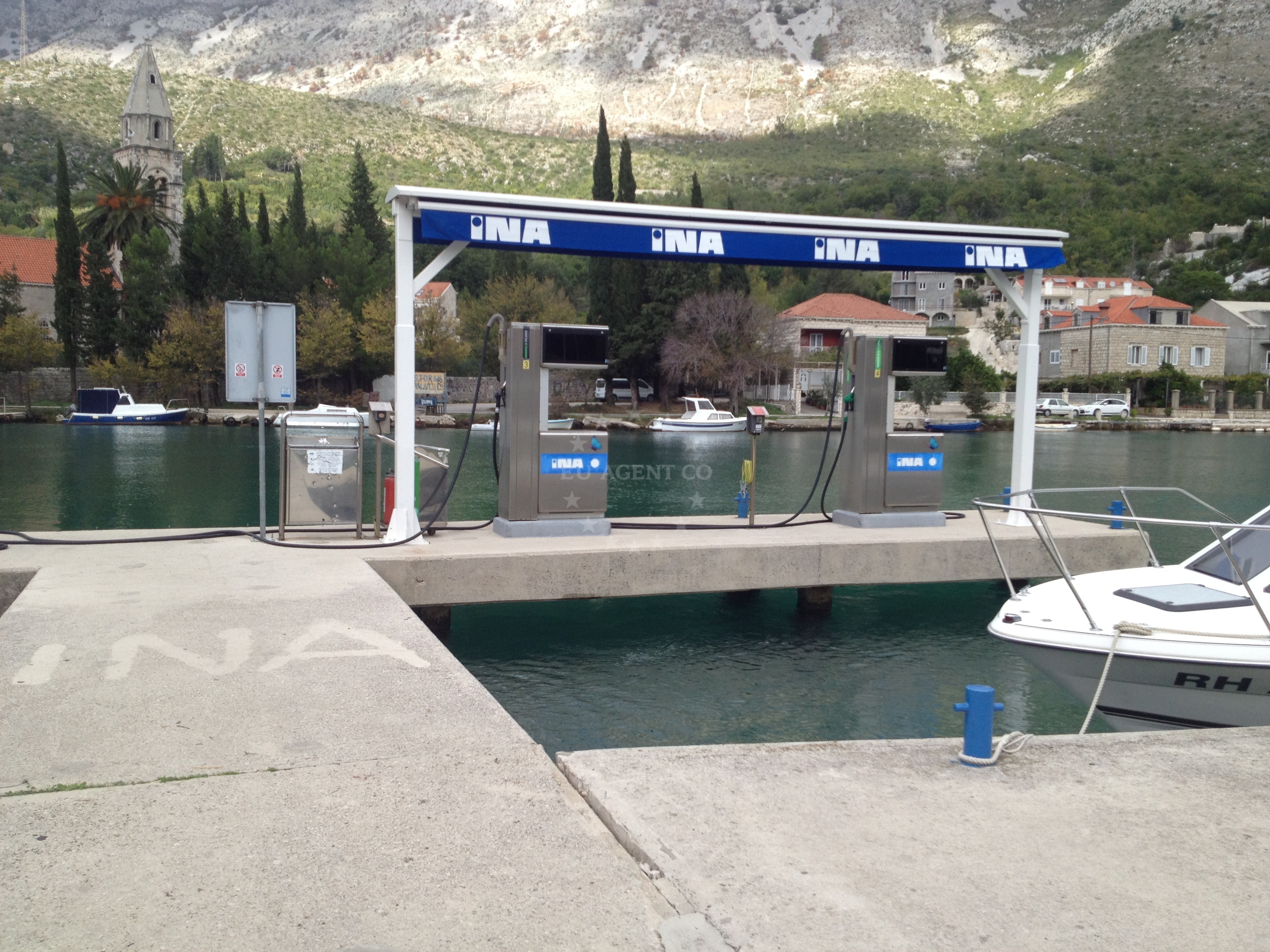 Ina Fuel Station, Dubrovnik, Croatia