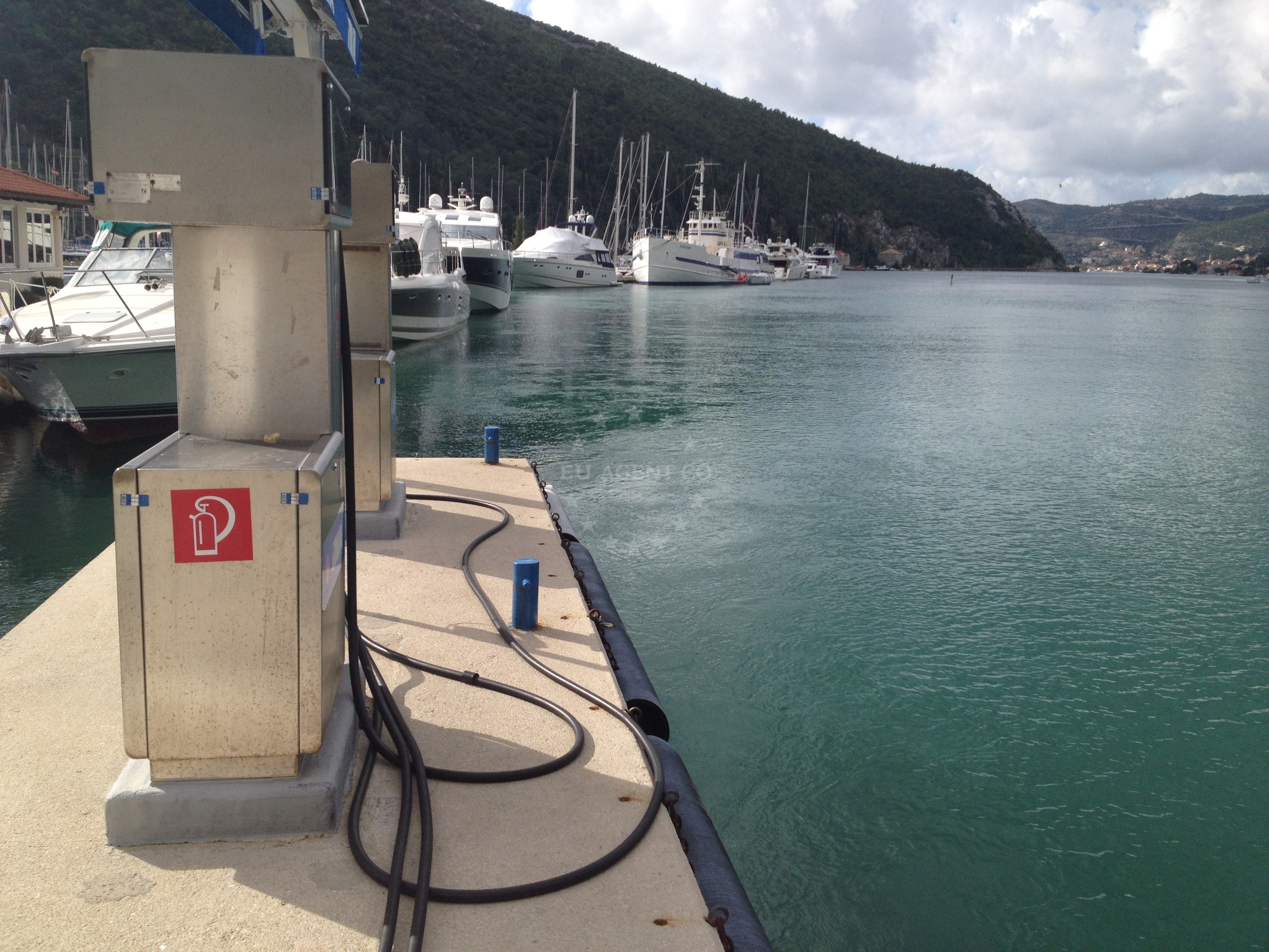 Marina access near Ina Fuel Station, Dubrovnik