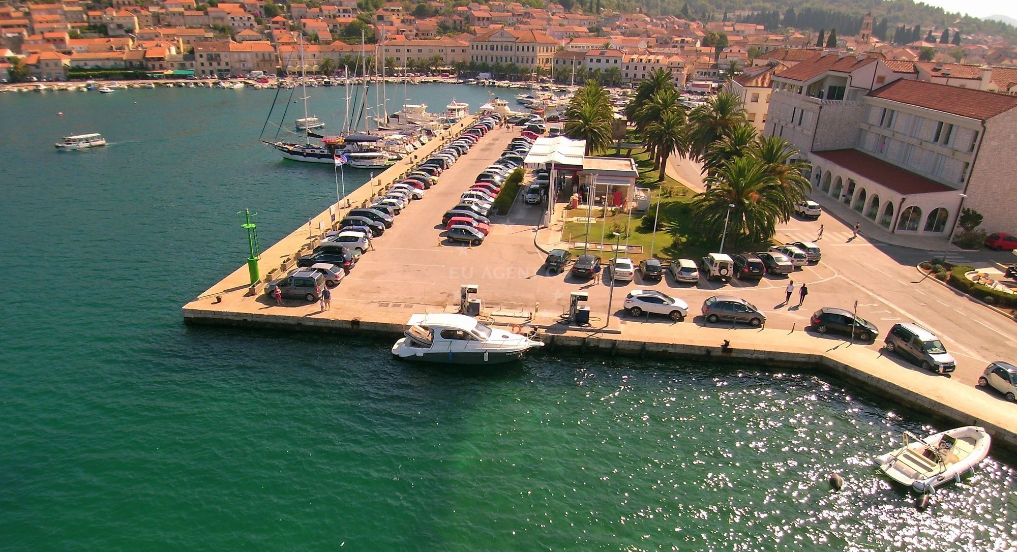 Ina Fuel Station, Vela Luka, Korčula Island, Croatia