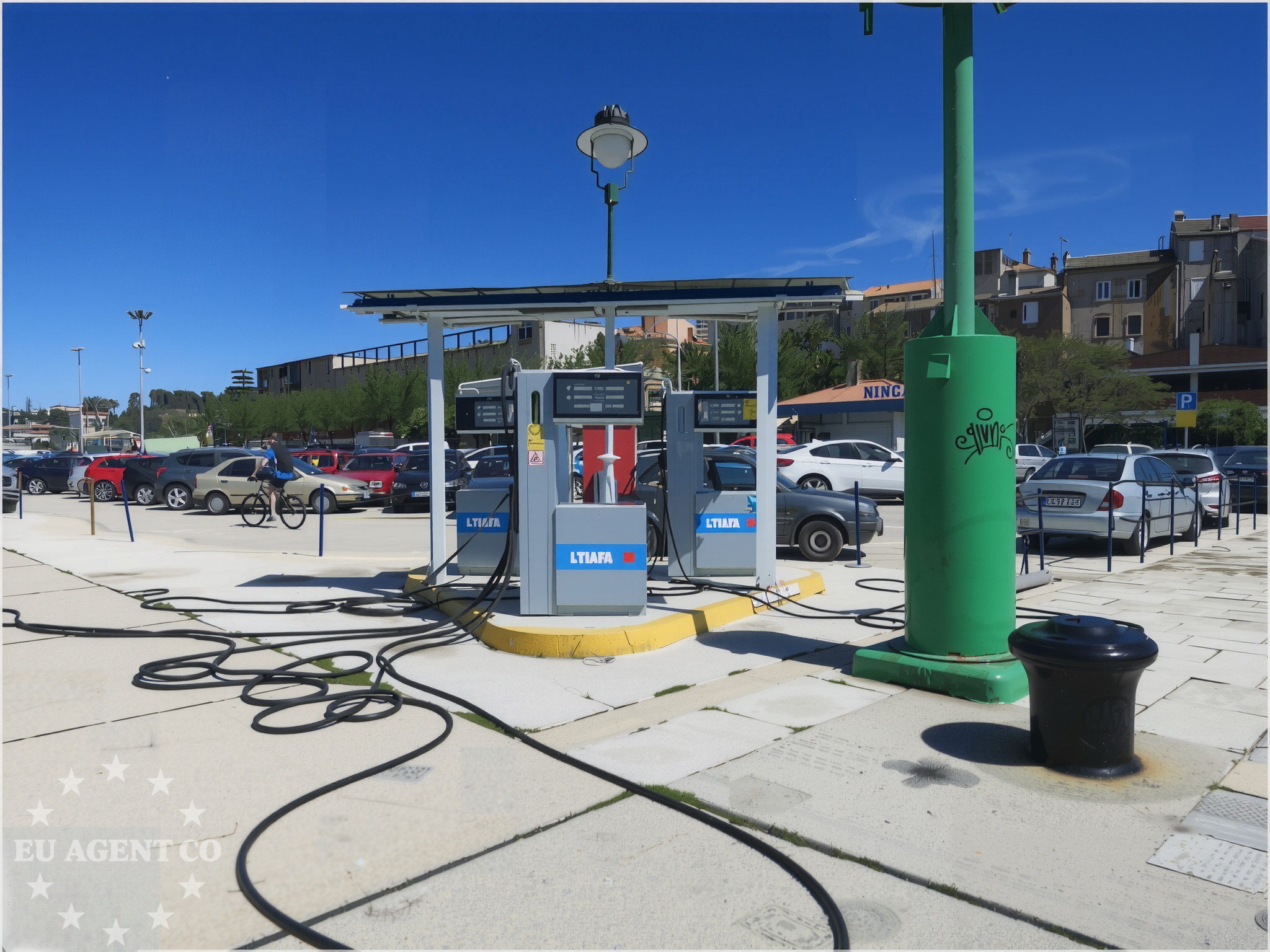Approach and location view of Fuel station in Fuel station in Ploče, South Dalmatia, Croatia photo 3