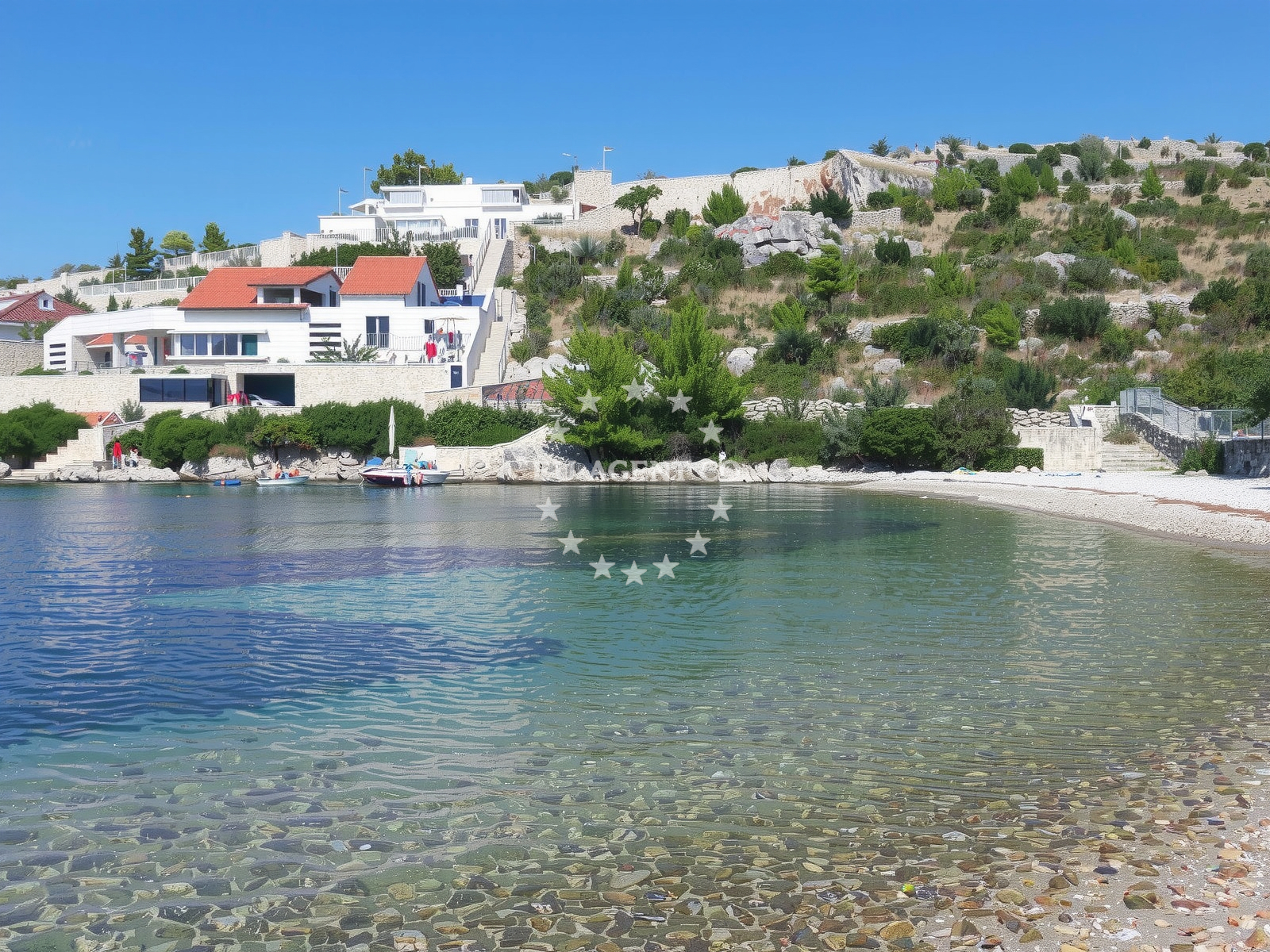 Additional view of Bobovišće harbor in Harbour in Bobovišće on the island Brač, Central Dalmatia, Croatia photo 4