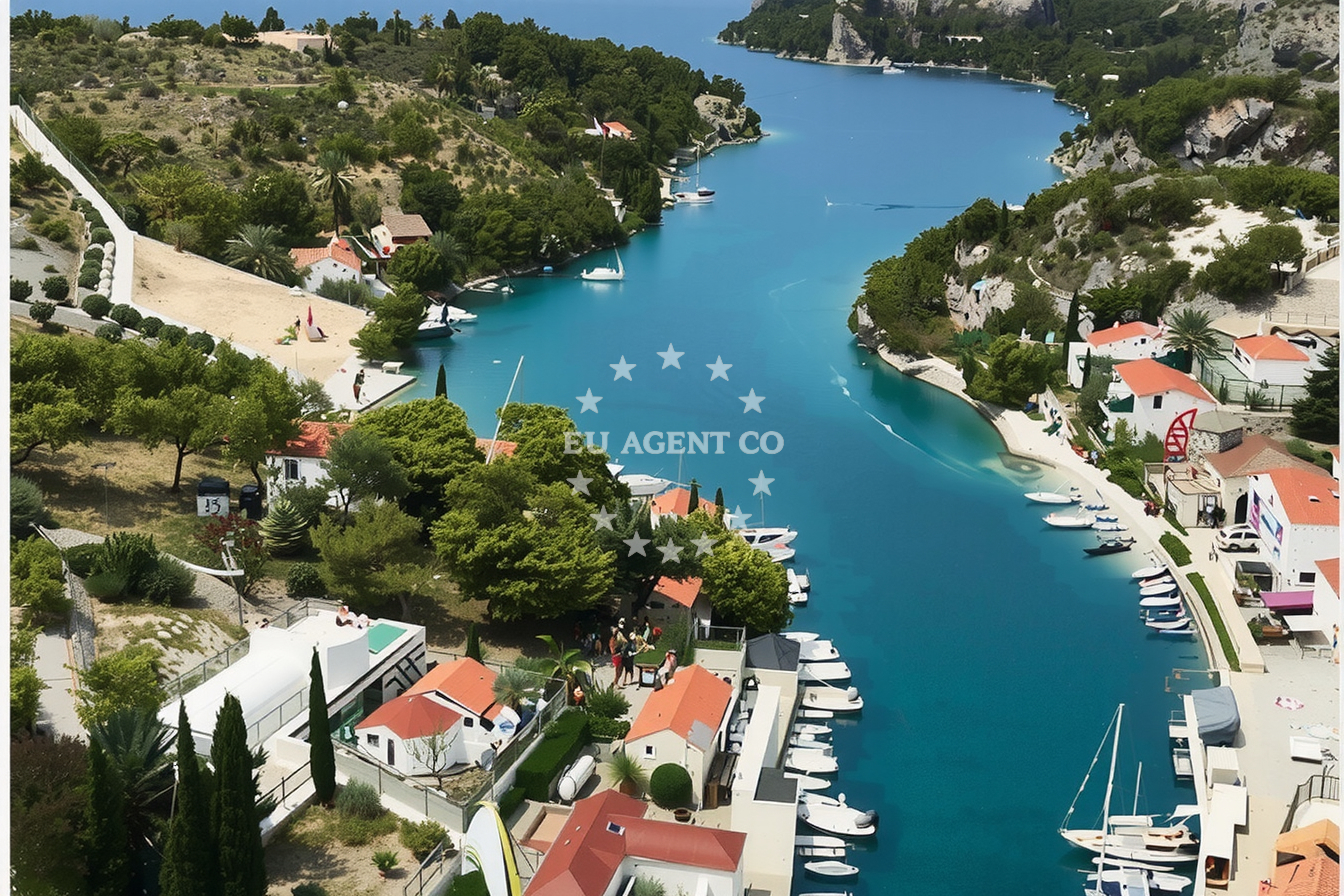 Additional view of Bobovišće harbor in Harbour in Bobovišće on the island Brač, Central Dalmatia, Croatia photo 8