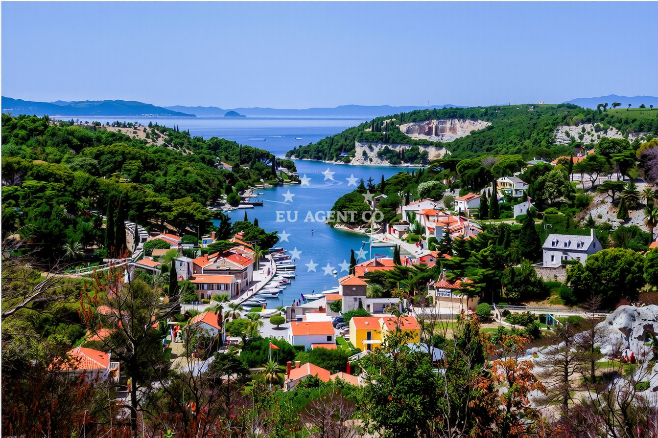 Additional view of Bobovišće harbor in Harbour in Bobovišće on the island Brač, Central Dalmatia, Croatia photo 10