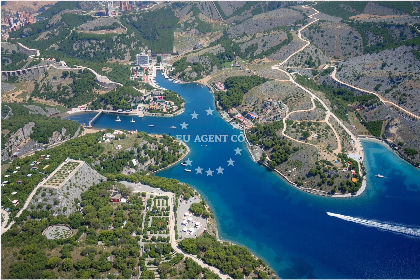 Additional view of Bobovišće harbor in Harbour in Bobovišće on the island Brač, Central Dalmatia, Croatia photo 16