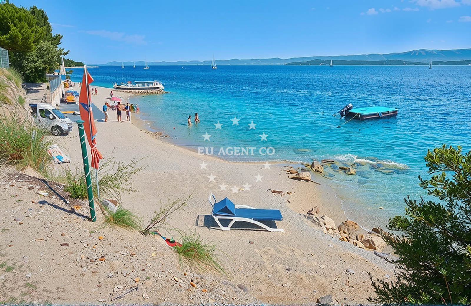 Additional view of Bol harbor in Harbour in Bol on the island Brač, Central Dalmatia, Croatia photo 9