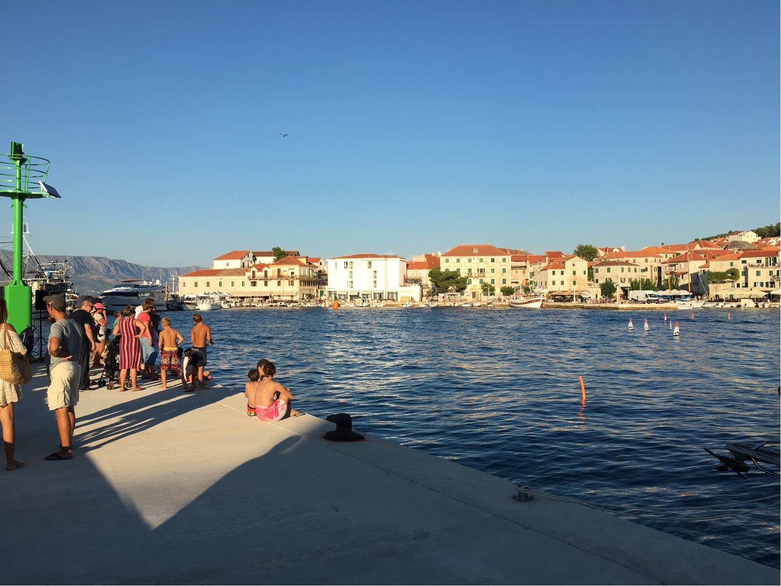 Additional view of Postira harbor in Harbour in Postira on the island Brač, Central Dalmatia, Croatia photo 11