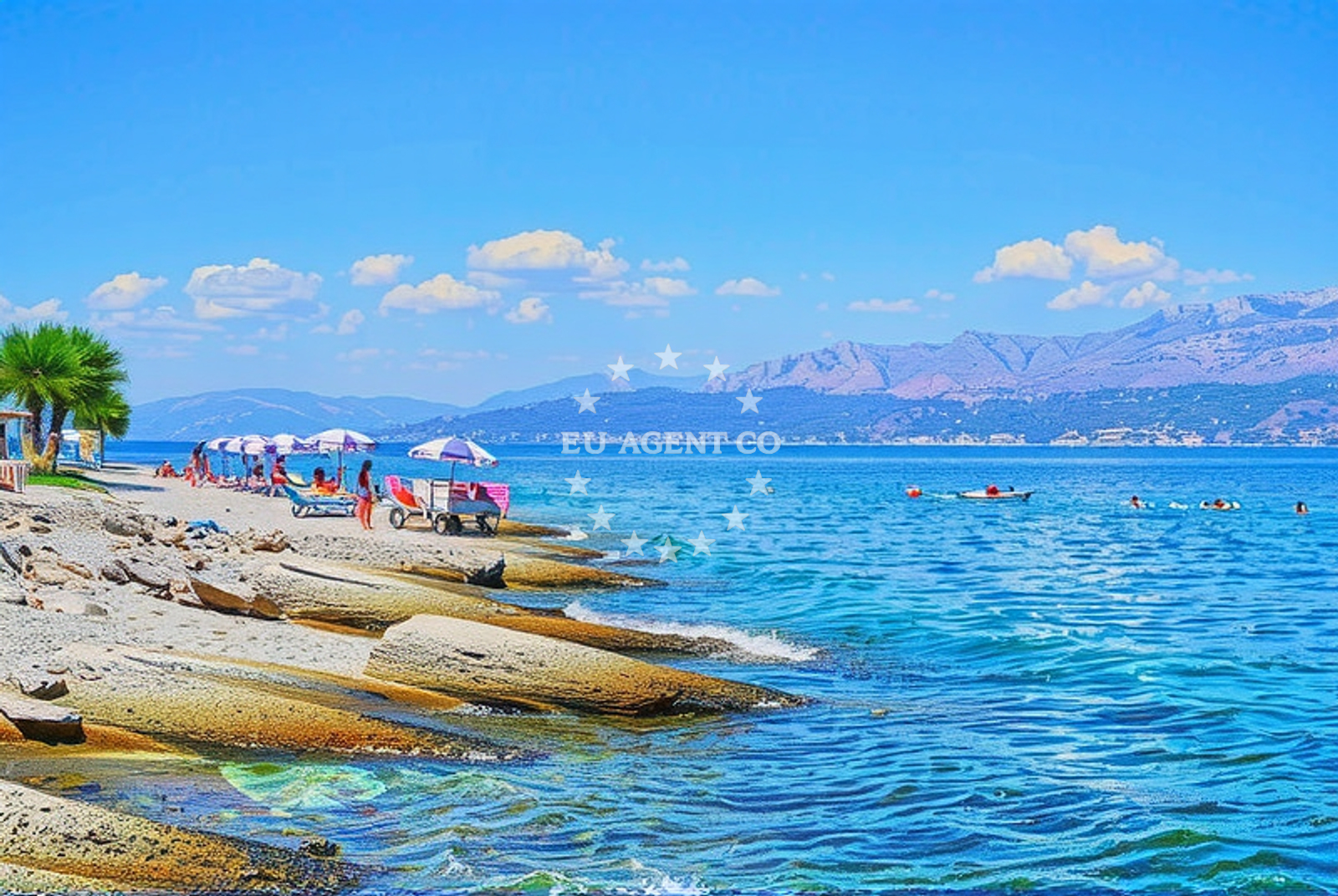 Additional view of Postira harbor in Harbour in Postira on the island Brač, Central Dalmatia, Croatia photo 15