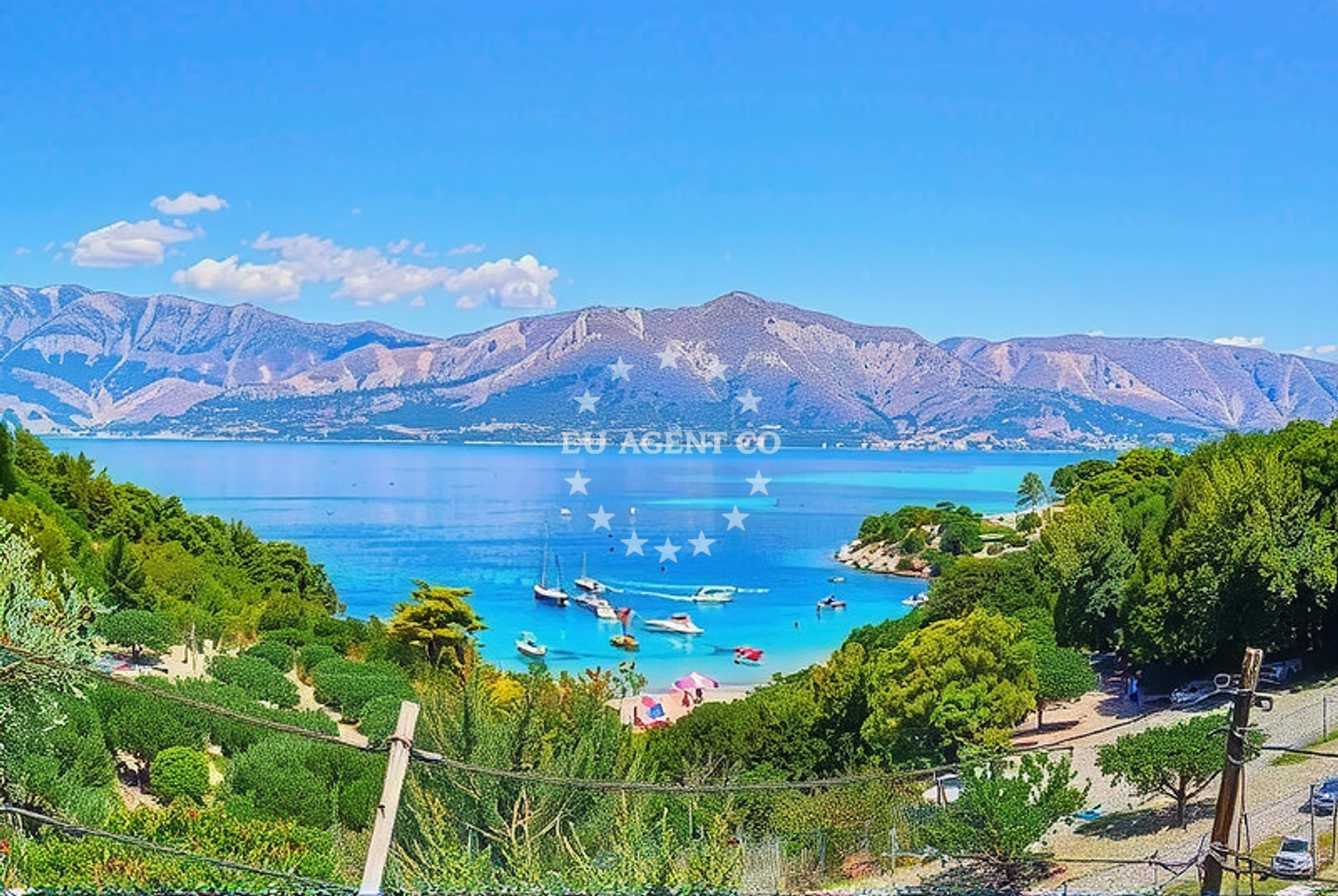 Additional view of Postira harbor in Harbour in Postira on the island Brač, Central Dalmatia, Croatia photo 18