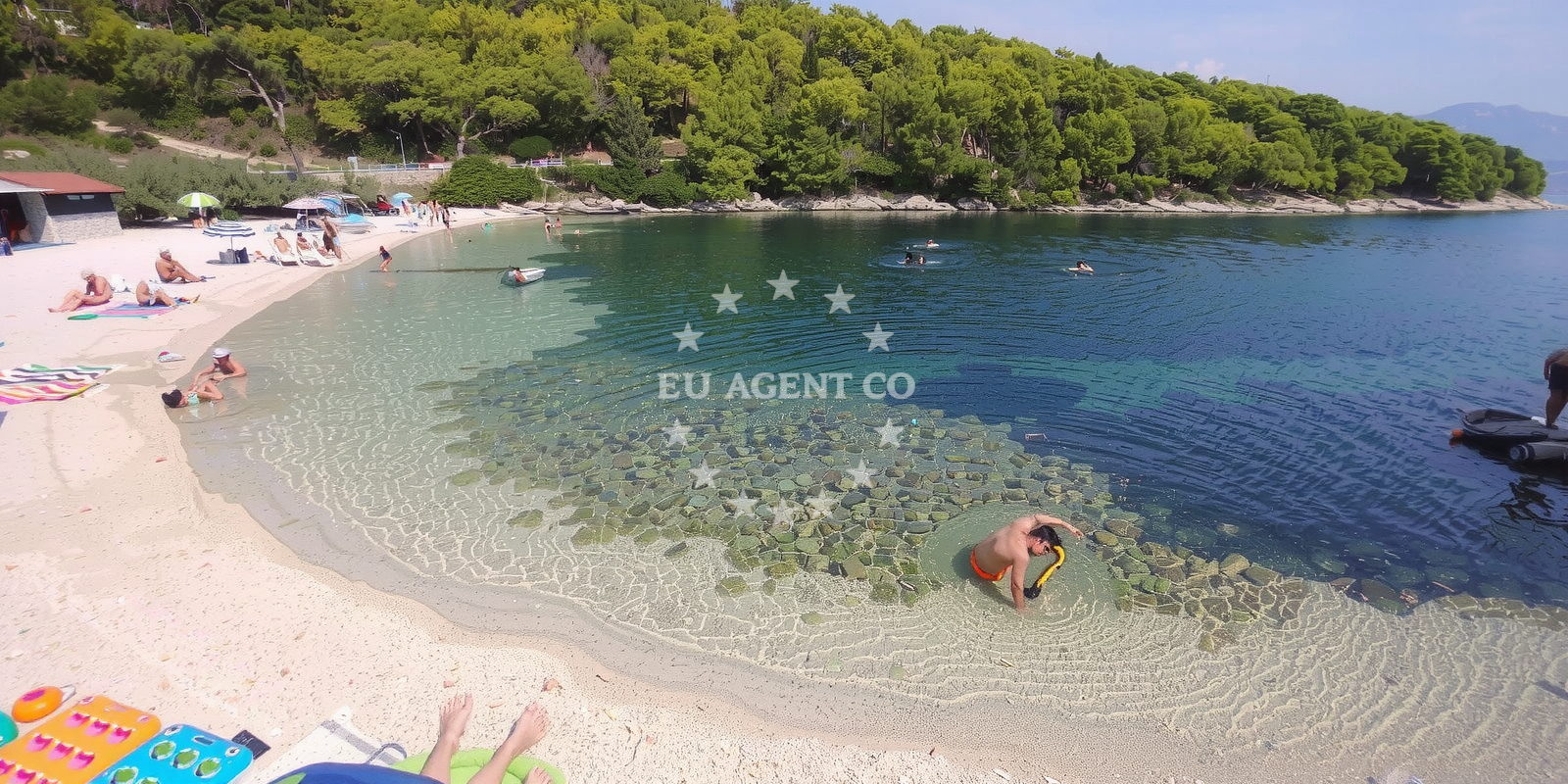 Additional view of Splitska harbor in Harbour in Splitska on the island Brač, Central Dalmatia, Croatia photo 7
