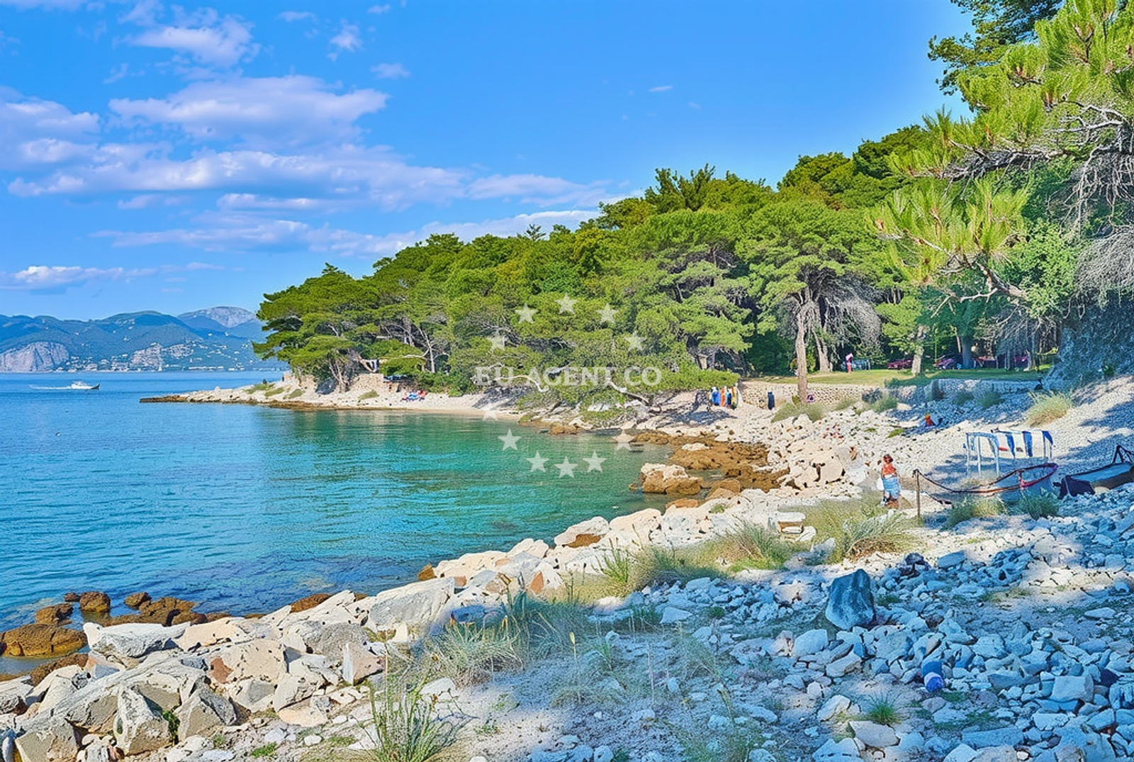 Additional view of Splitska harbor in Harbour in Splitska on the island Brač, Central Dalmatia, Croatia photo 8