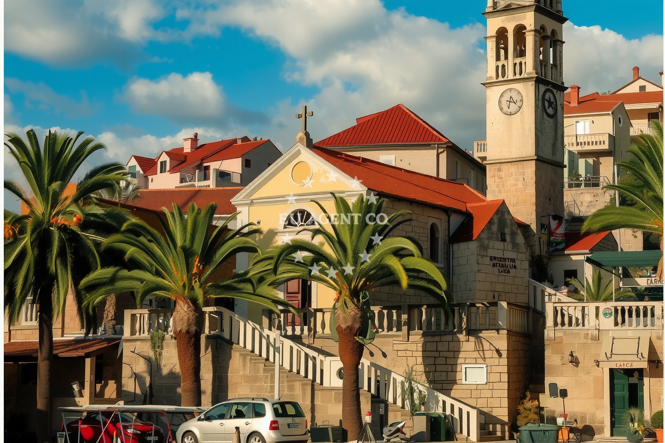 Additional view of Splitska harbor in Harbour in Splitska on the island Brač, Central Dalmatia, Croatia photo 13