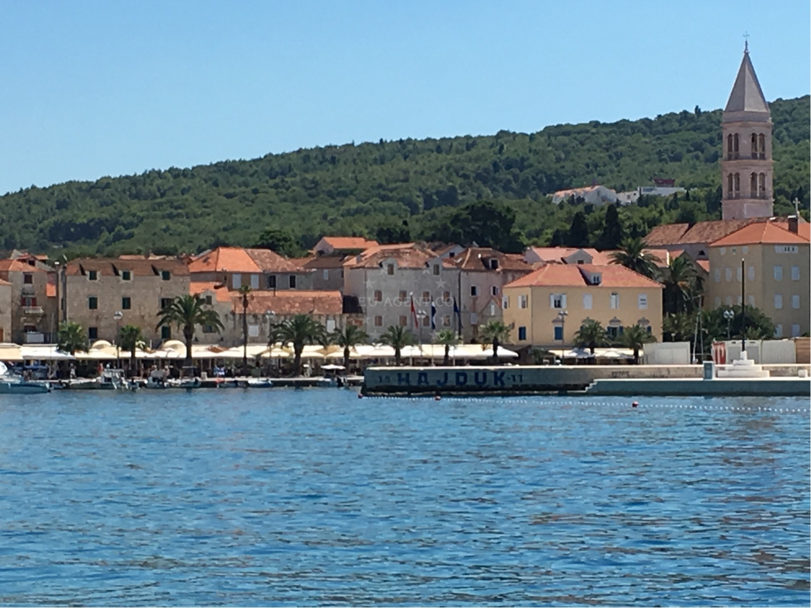 Additional view of Supetar harbor in Harbour in Supetar on the island Brač, Central Dalmatia, Croatia photo 7
