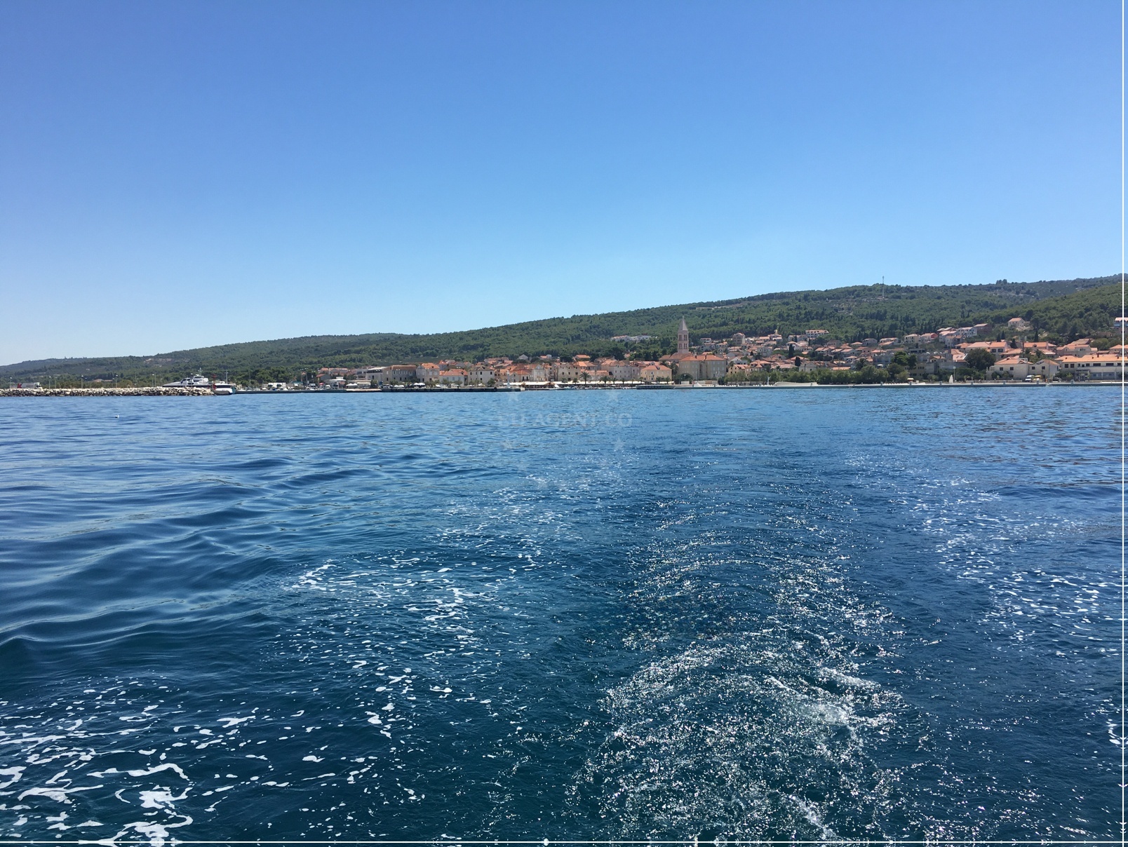 Additional view of Supetar harbor in Harbour in Supetar on the island Brač, Central Dalmatia, Croatia photo 10