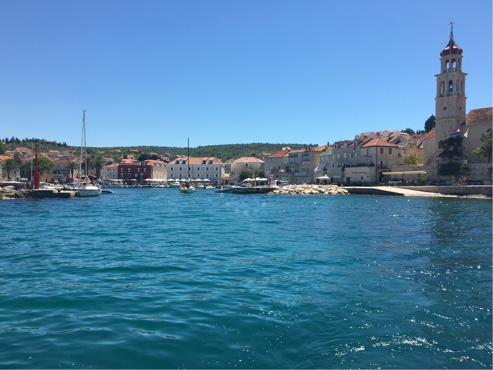 Additional view of Sutivan harbor in Harbour in Sutivan on the island Brač, Central Dalmatia, Croatia photo 6