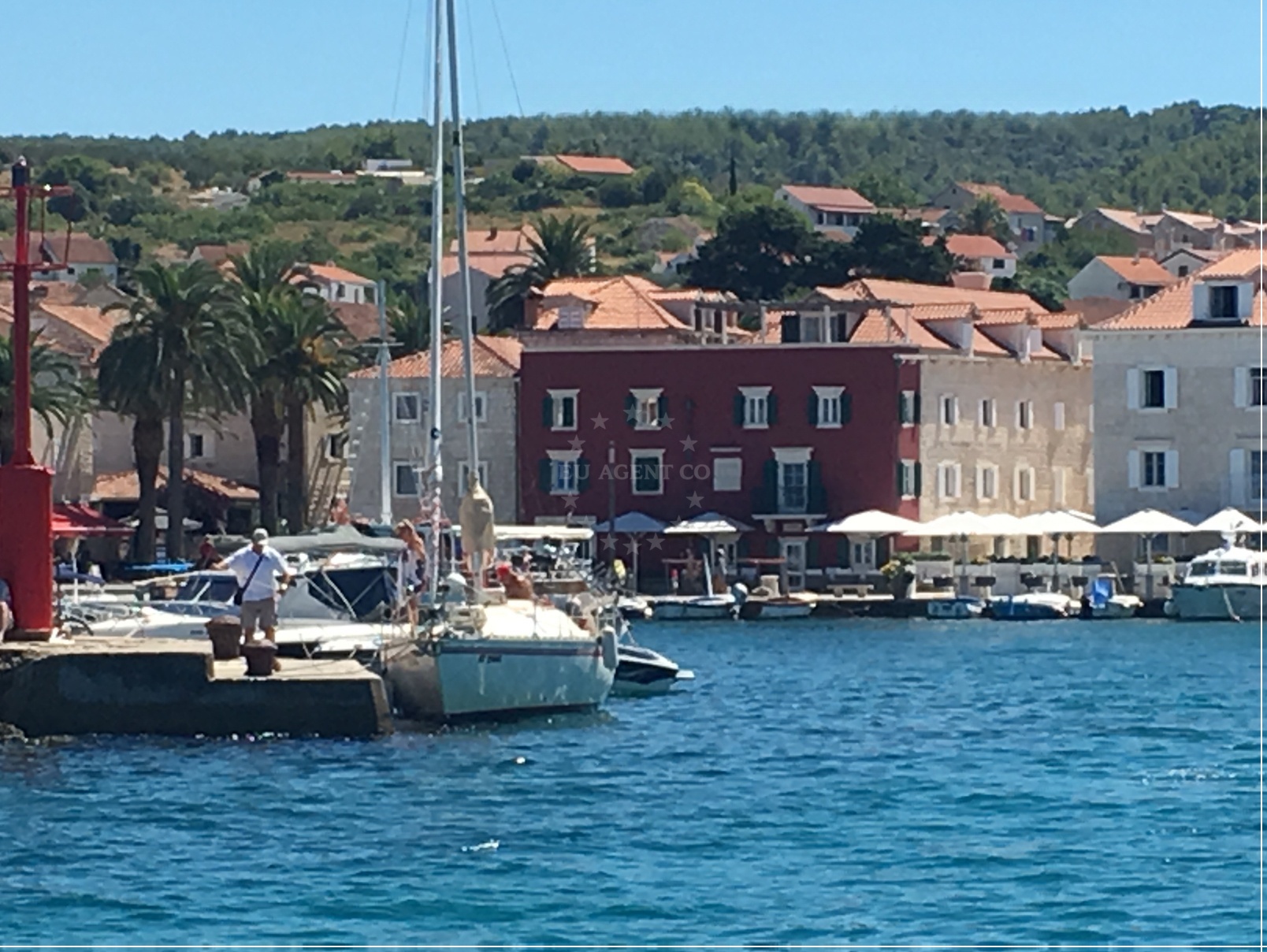 Additional view of Sutivan harbor in Harbour in Sutivan on the island Brač, Central Dalmatia, Croatia photo 7