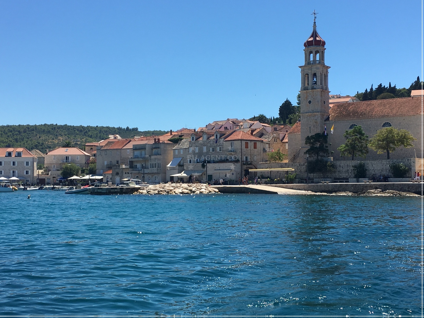Additional view of Sutivan harbor in Harbour in Sutivan on the island Brač, Central Dalmatia, Croatia photo 9