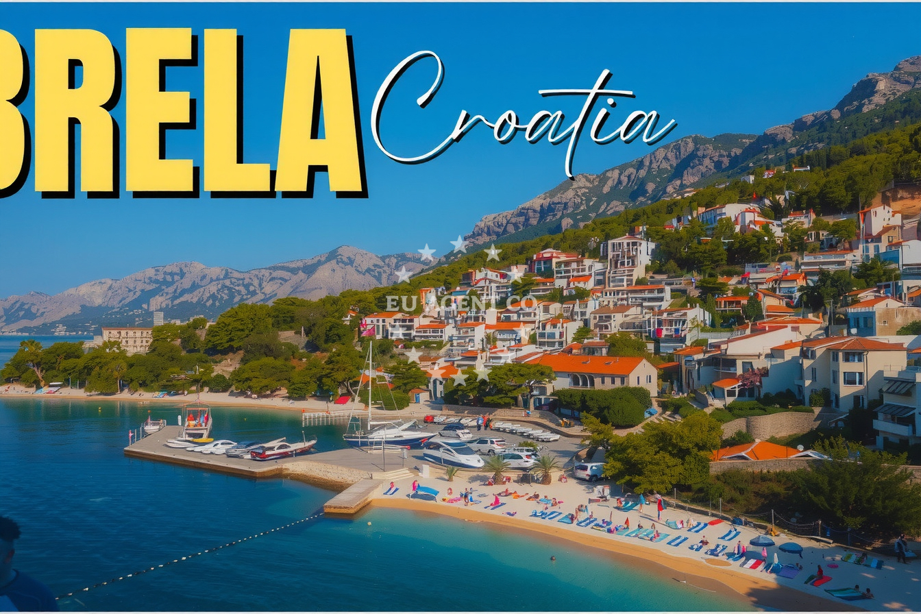 Additional view of Brela harbor in Harbour in Brela, Central Dalmatia, Croatia photo 8