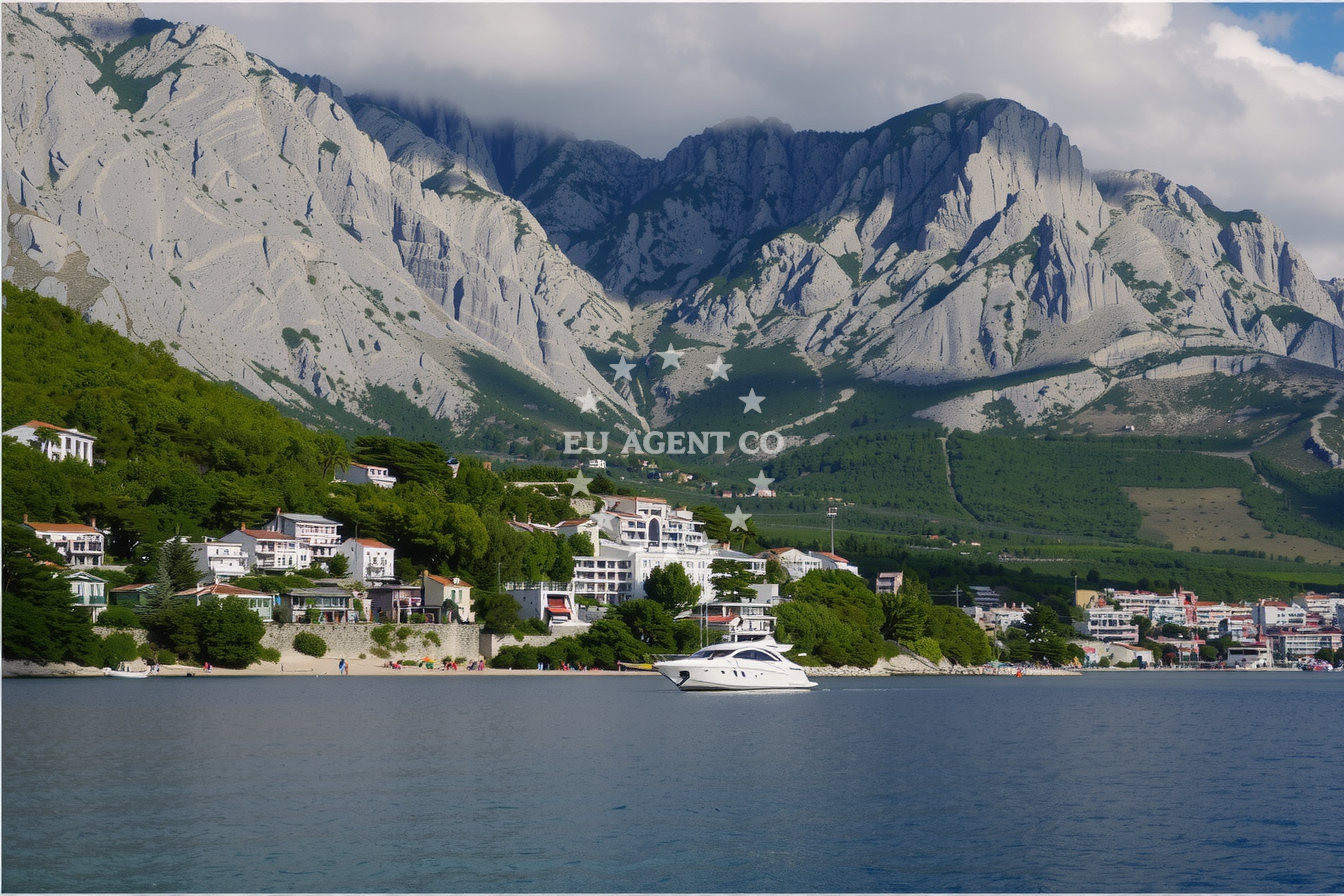Additional view of Brela harbor in Harbour in Brela, Central Dalmatia, Croatia photo 14