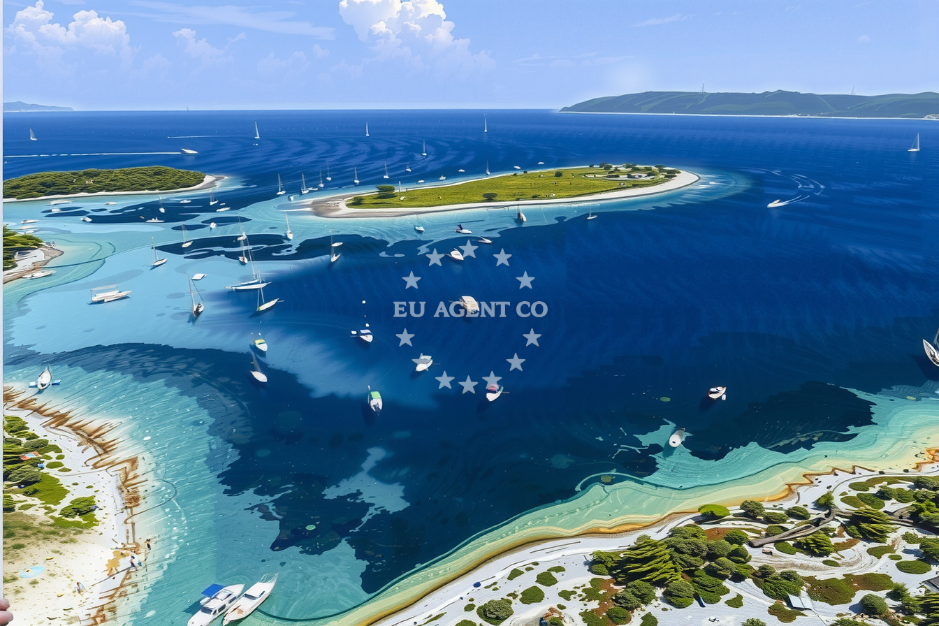 Additional view of Arbanija harbor in Harbour in Okrug Gornji on the island Čiovo, Central Dalmatia, Croatia photo 9