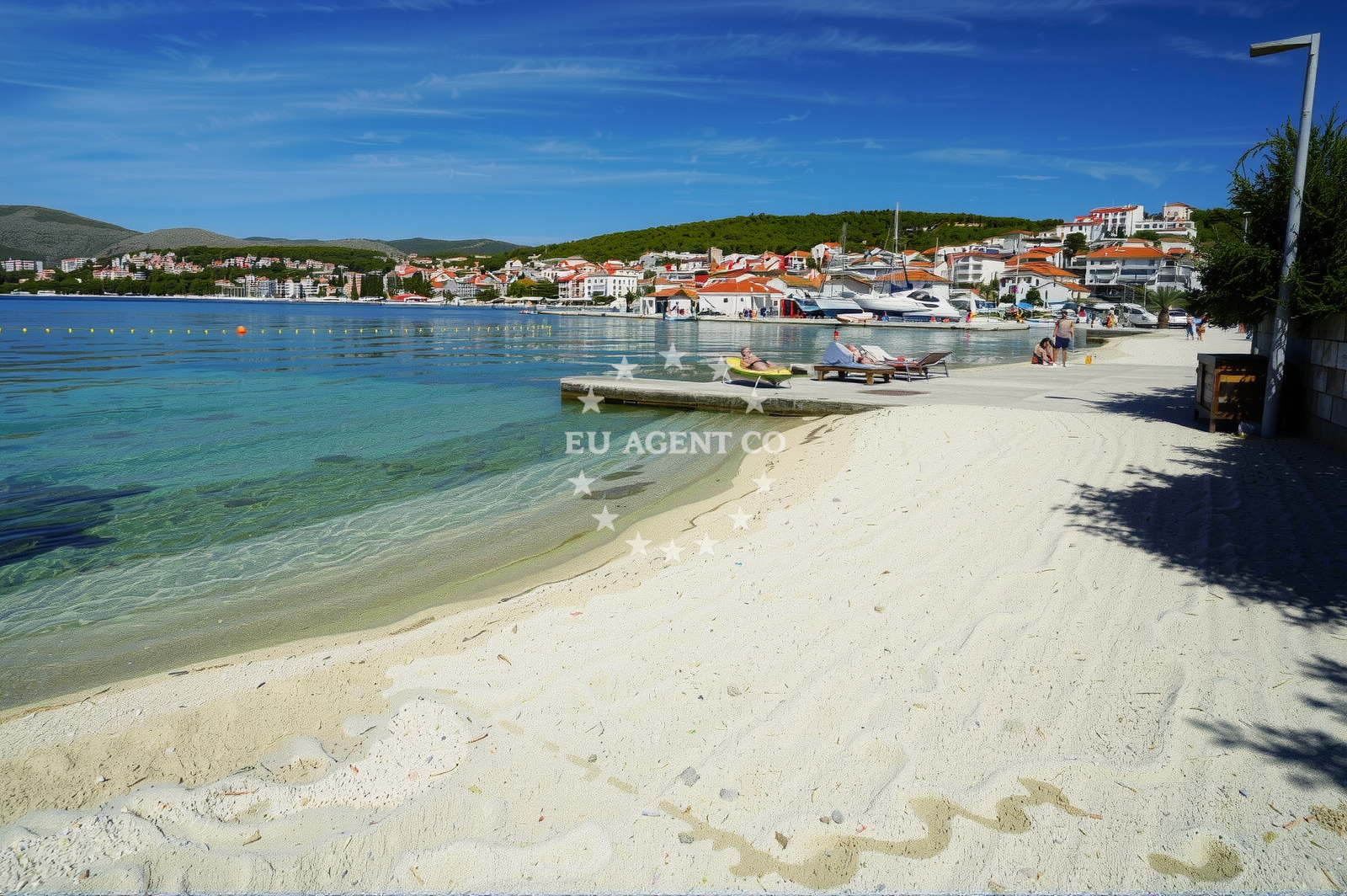 Additional view of Toče harbor in Harbour in Okrug Gornji on the island Čiovo, Central Dalmatia, Croatia photo 4