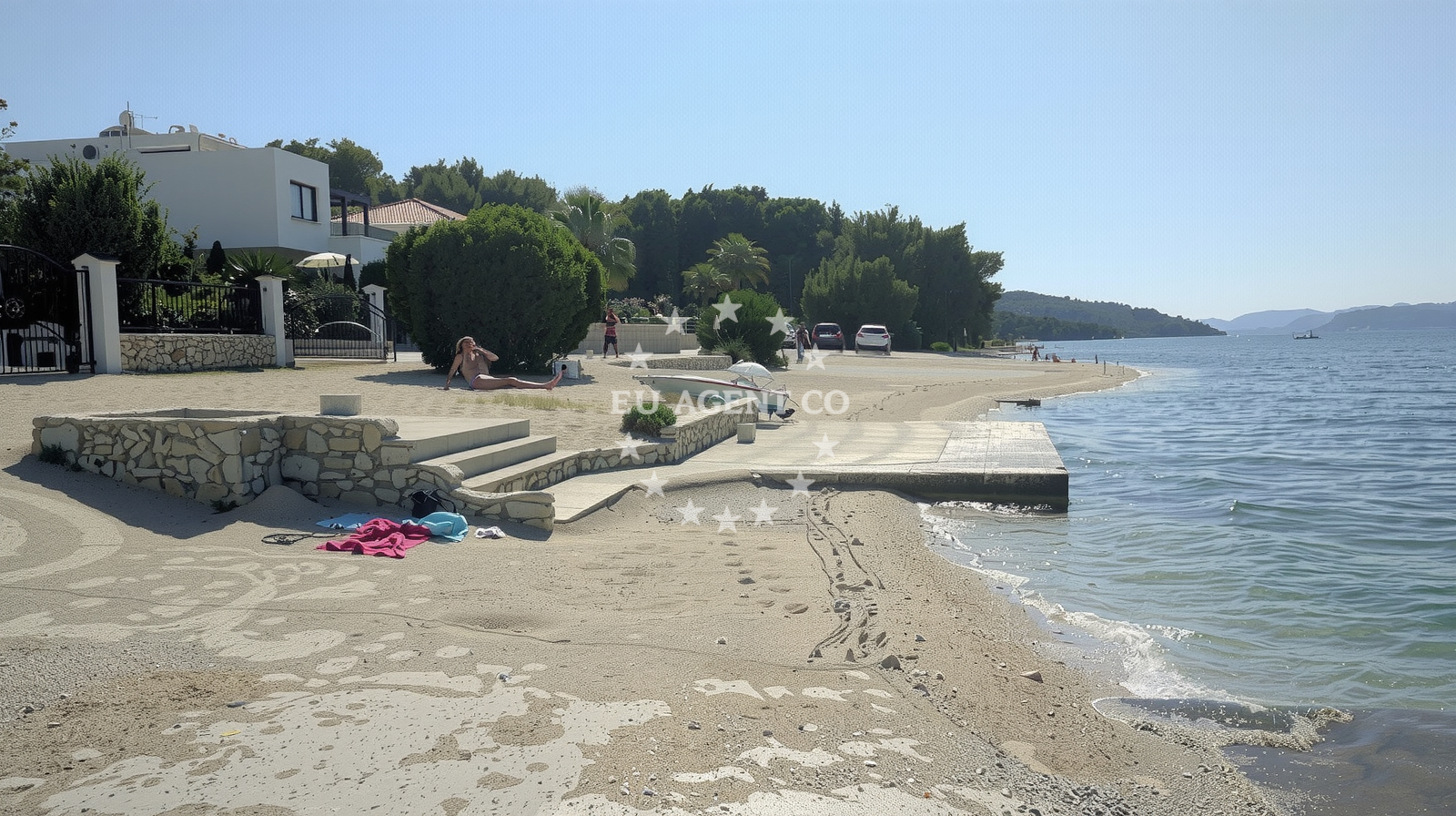 Additional view of Toče harbor in Harbour in Okrug Gornji on the island Čiovo, Central Dalmatia, Croatia photo 6
