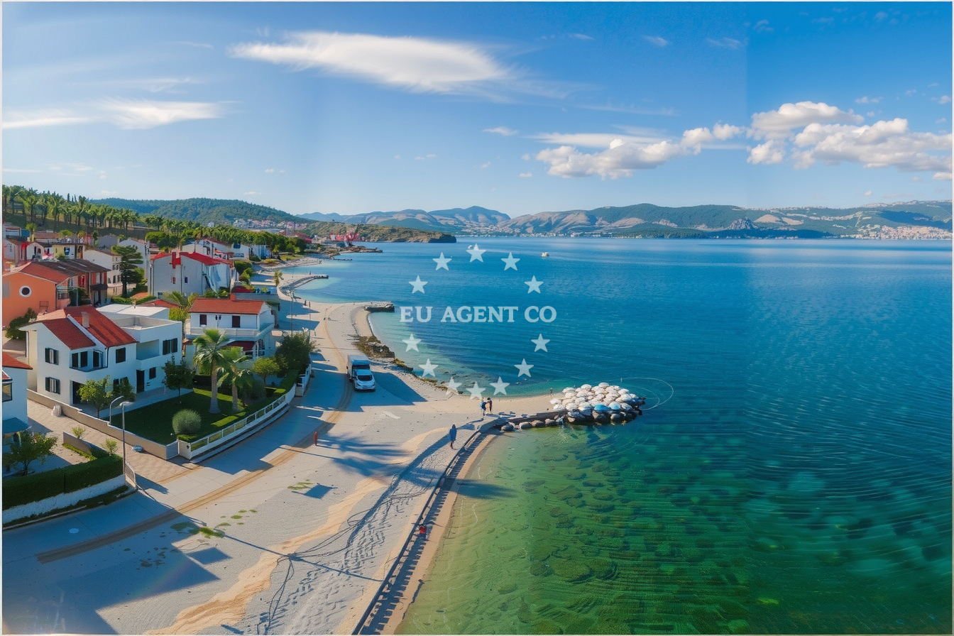 Additional view of Slatine harbor in Harbour in Slatine on the island Čiovo, Central Dalmatia, Croatia photo 6