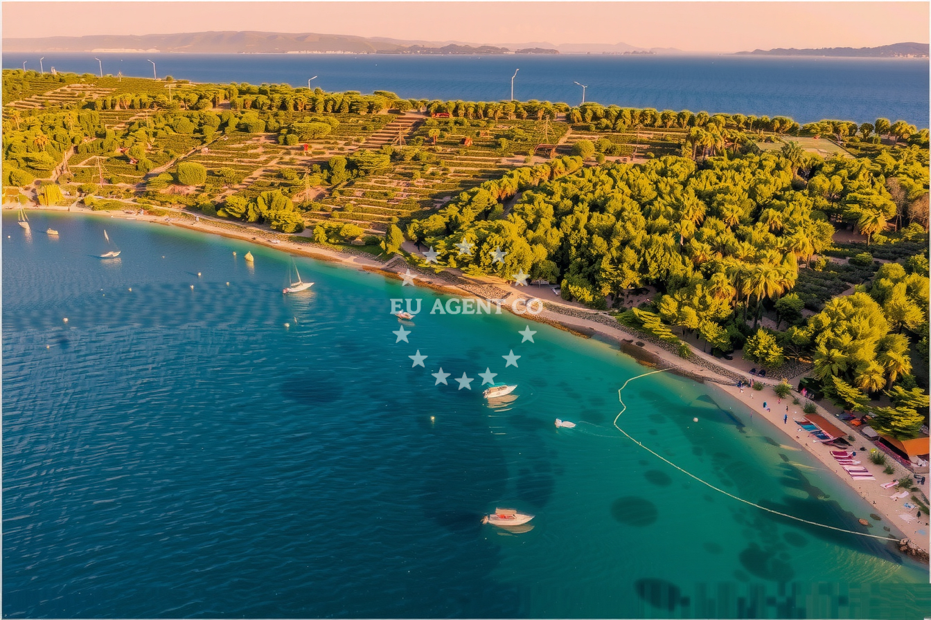 Additional view of Slatine harbor in Harbour in Slatine on the island Čiovo, Central Dalmatia, Croatia photo 9