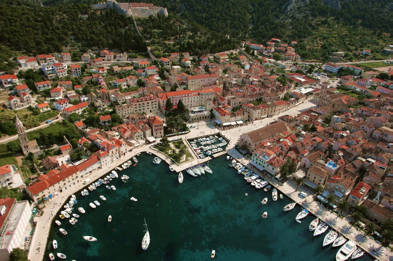Fuel station and electricity facilities at Hvar Harbour