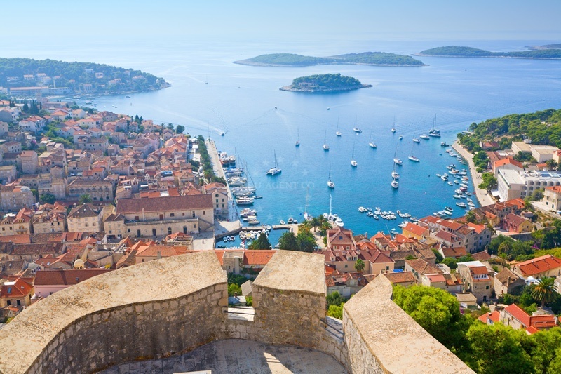 Additional view of Hvar harbor in Harbour in Hvar on the island Hvar, Central Dalmatia, Croatia photo 8