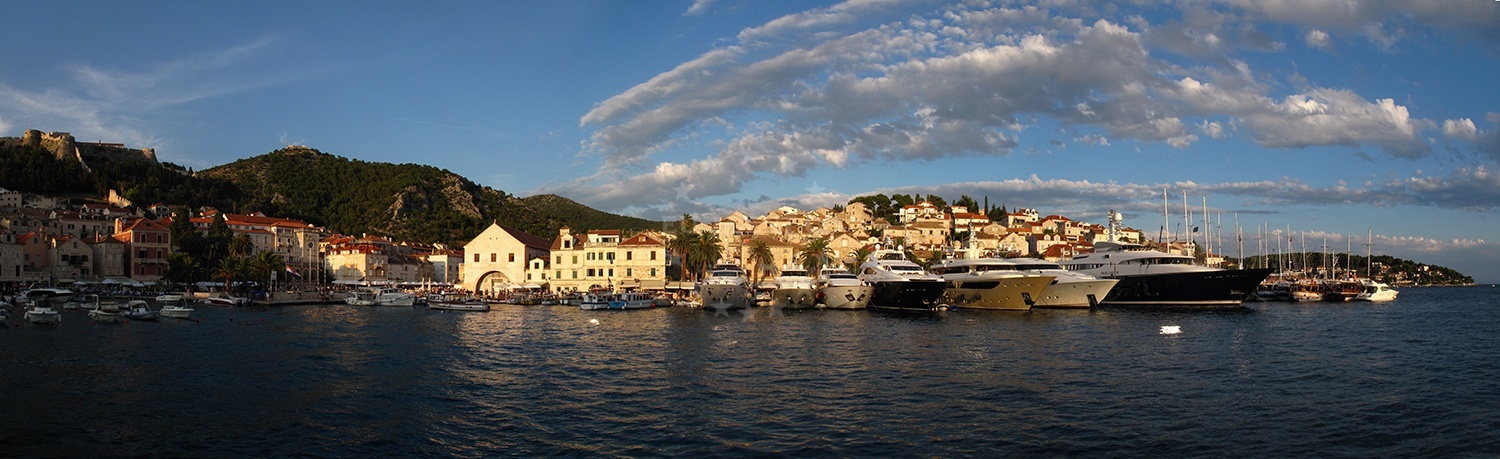 Additional view of Hvar harbor in Harbour in Hvar on the island Hvar, Central Dalmatia, Croatia photo 9