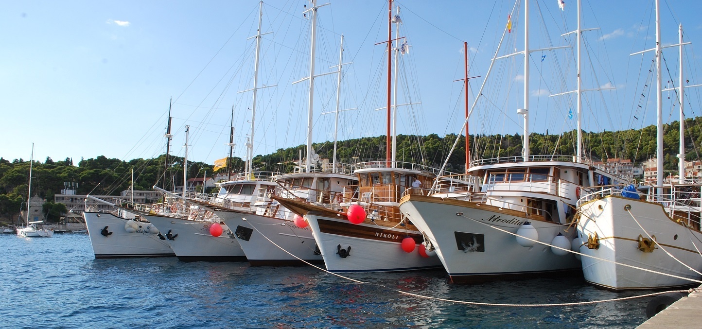 Additional view of Hvar harbor in Harbour in Hvar on the island Hvar, Central Dalmatia, Croatia photo 10