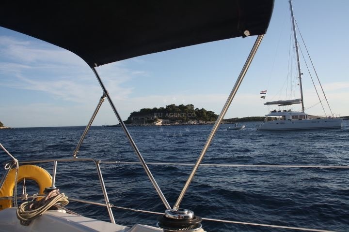 Additional view of Hvar harbor in Harbour in Hvar on the island Hvar, Central Dalmatia, Croatia photo 15