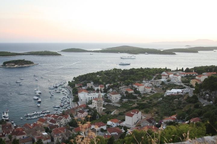 Additional view of Hvar harbor in Harbour in Hvar on the island Hvar, Central Dalmatia, Croatia photo 18