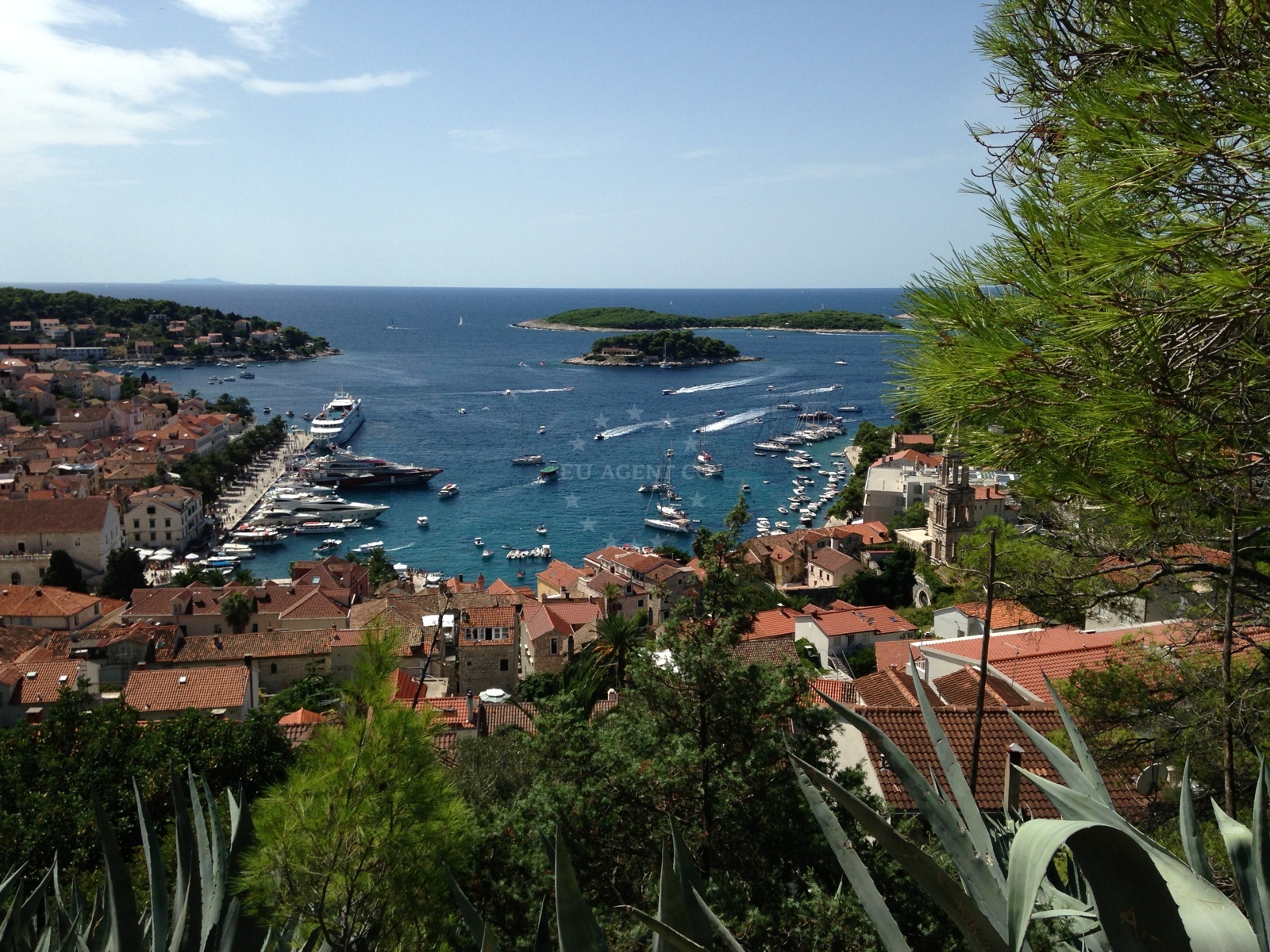 Additional view of Hvar harbor in Harbour in Hvar on the island Hvar, Central Dalmatia, Croatia photo 20