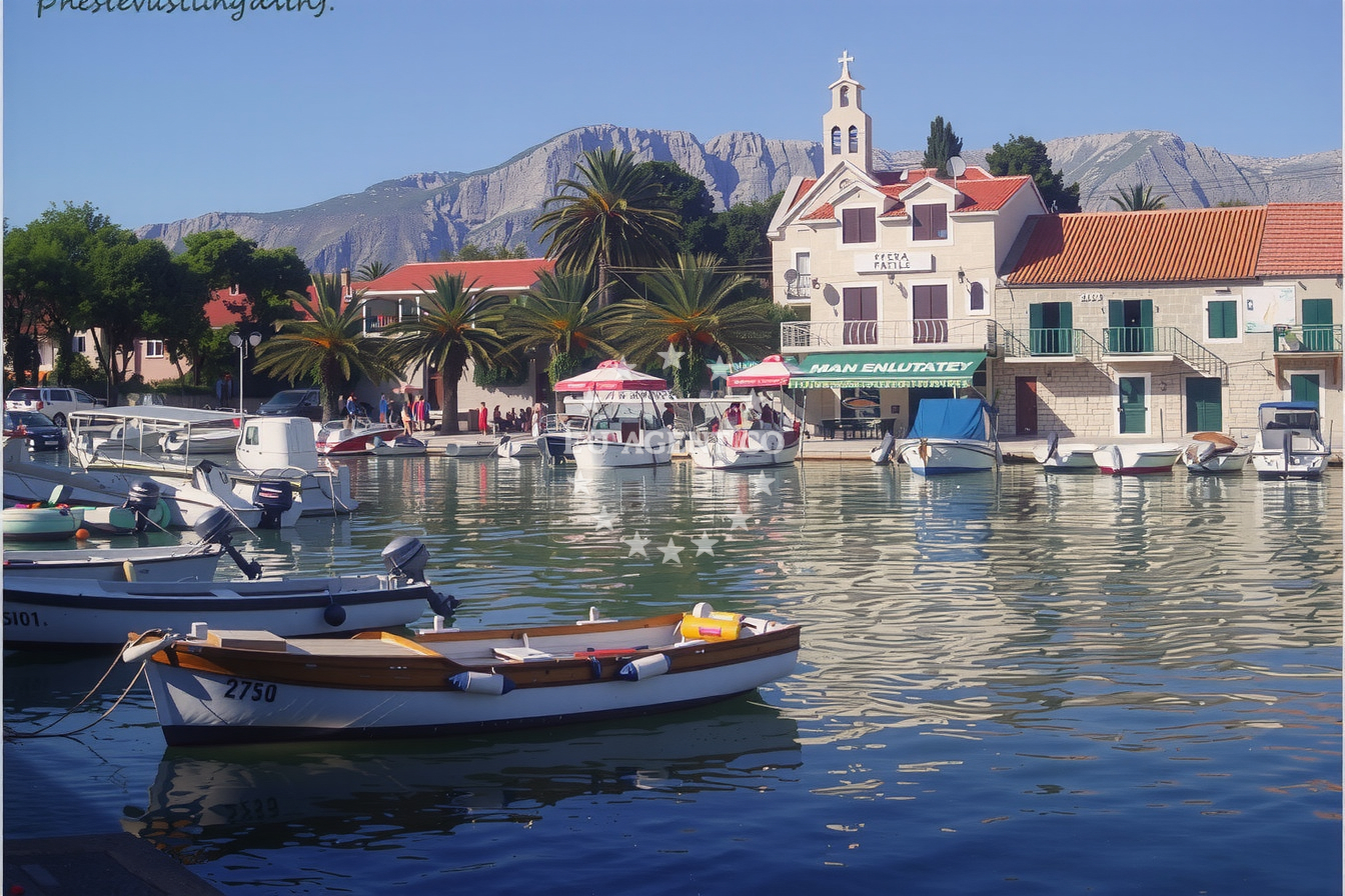 Additional view of Sućuraj harbor in Harbour in Sućuraj on the island Hvar, Central Dalmatia, Croatia photo 16