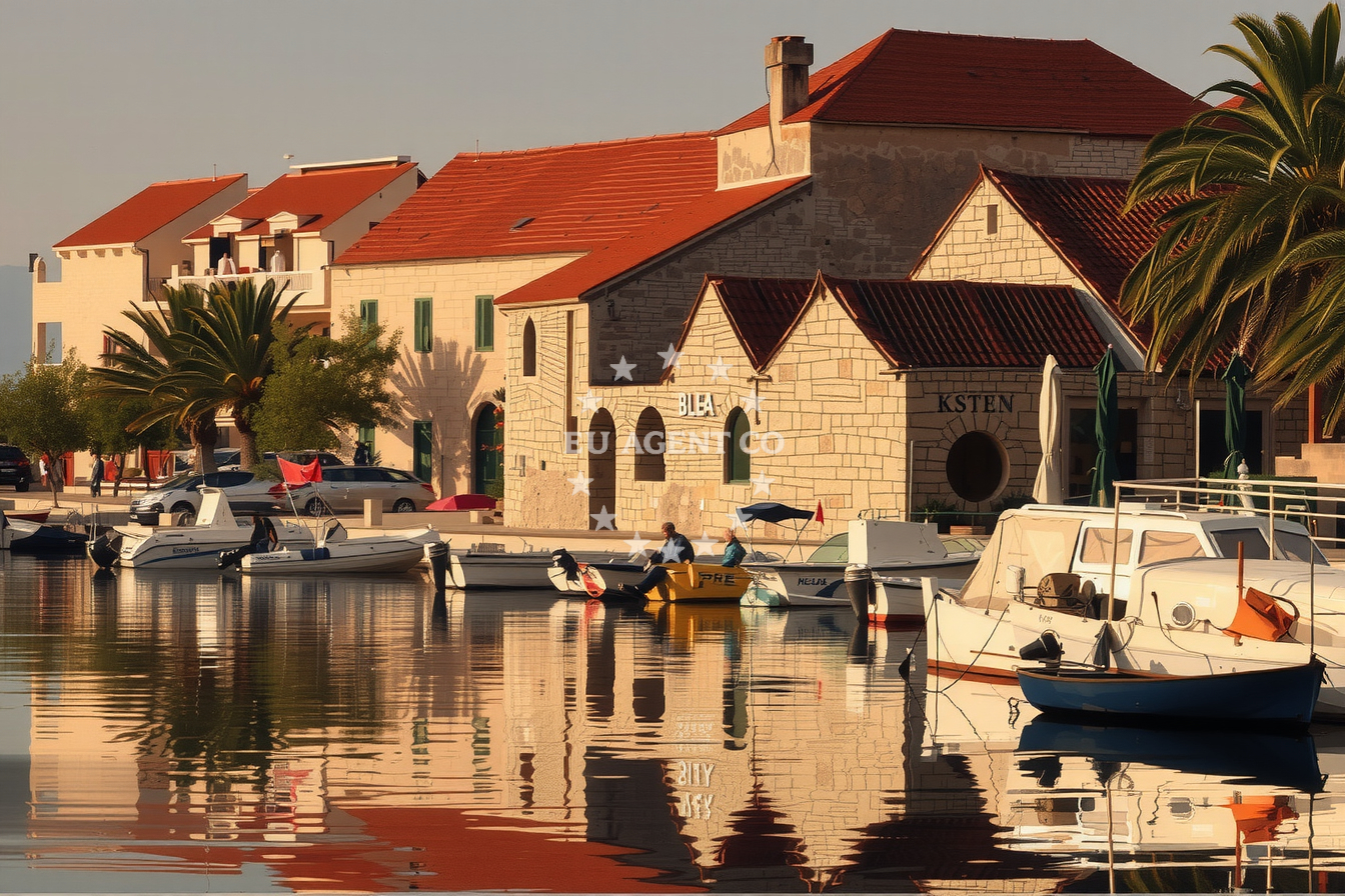 Additional view of Sućuraj harbor in Harbour in Sućuraj on the island Hvar, Central Dalmatia, Croatia photo 17
