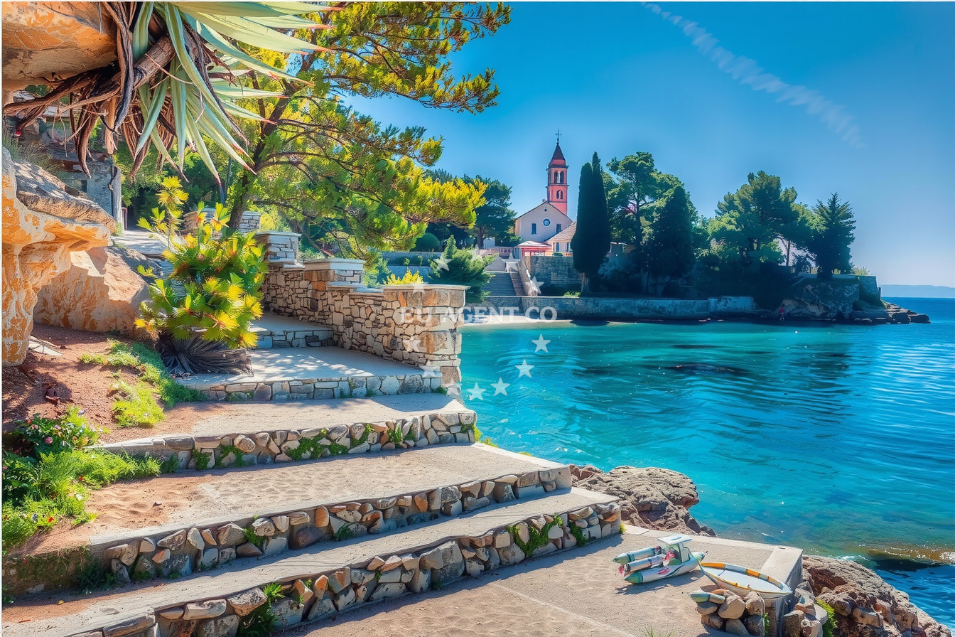 Additional view of Krilo harbor in Harbour in Jesenice, Central Dalmatia, Croatia photo 8