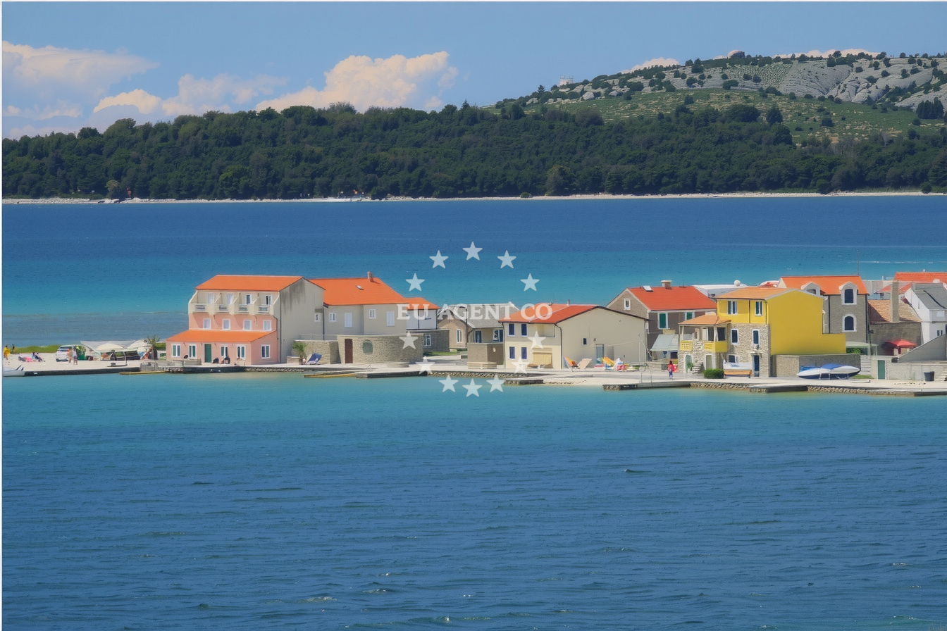 Additional view of Krapanj harbor in Harbour in Krapanj on the island Krapanj, Central Dalmatia, Croatia photo 10