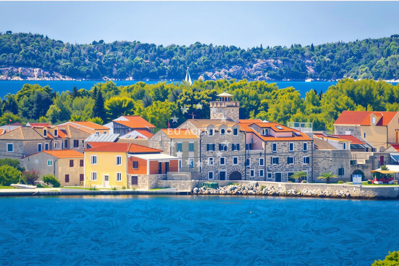 Additional view of Krapanj harbor in Harbour in Krapanj on the island Krapanj, Central Dalmatia, Croatia photo 14
