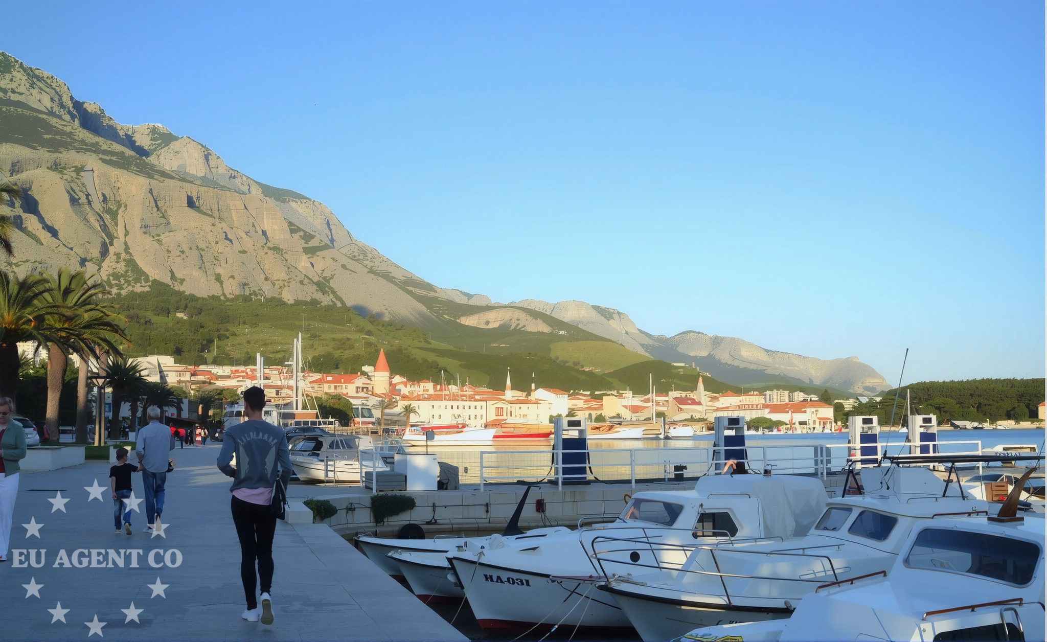Additional view of Harbour harbor in Harbour in Makarska, Central Dalmatia, Croatia photo 7