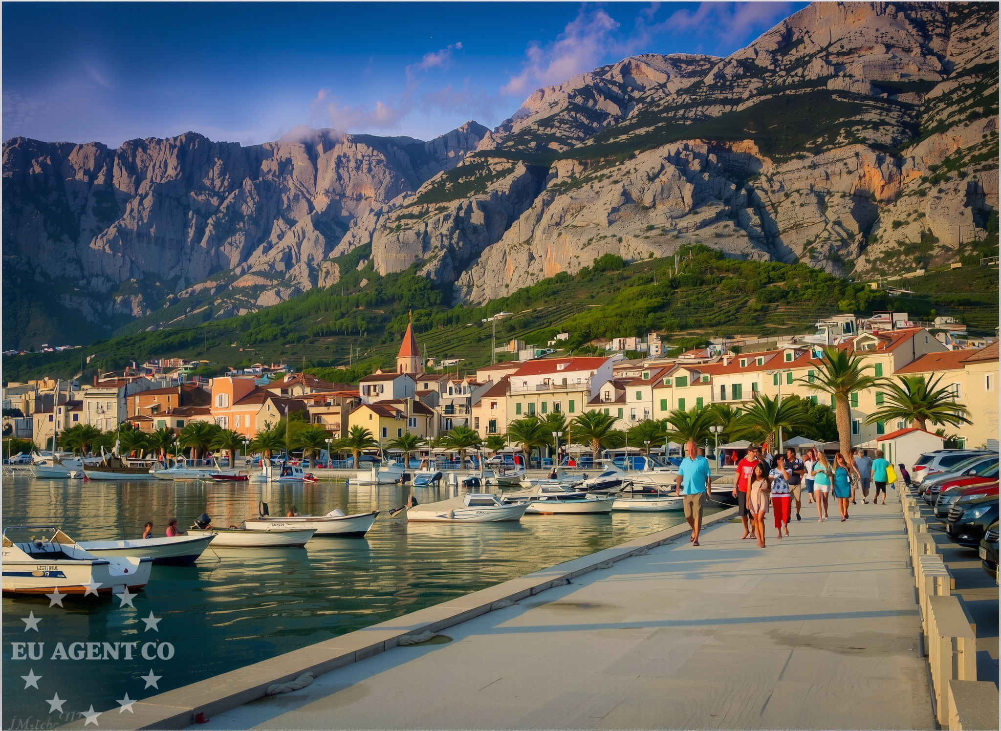 Additional view of Harbour harbor in Harbour in Makarska, Central Dalmatia, Croatia photo 9