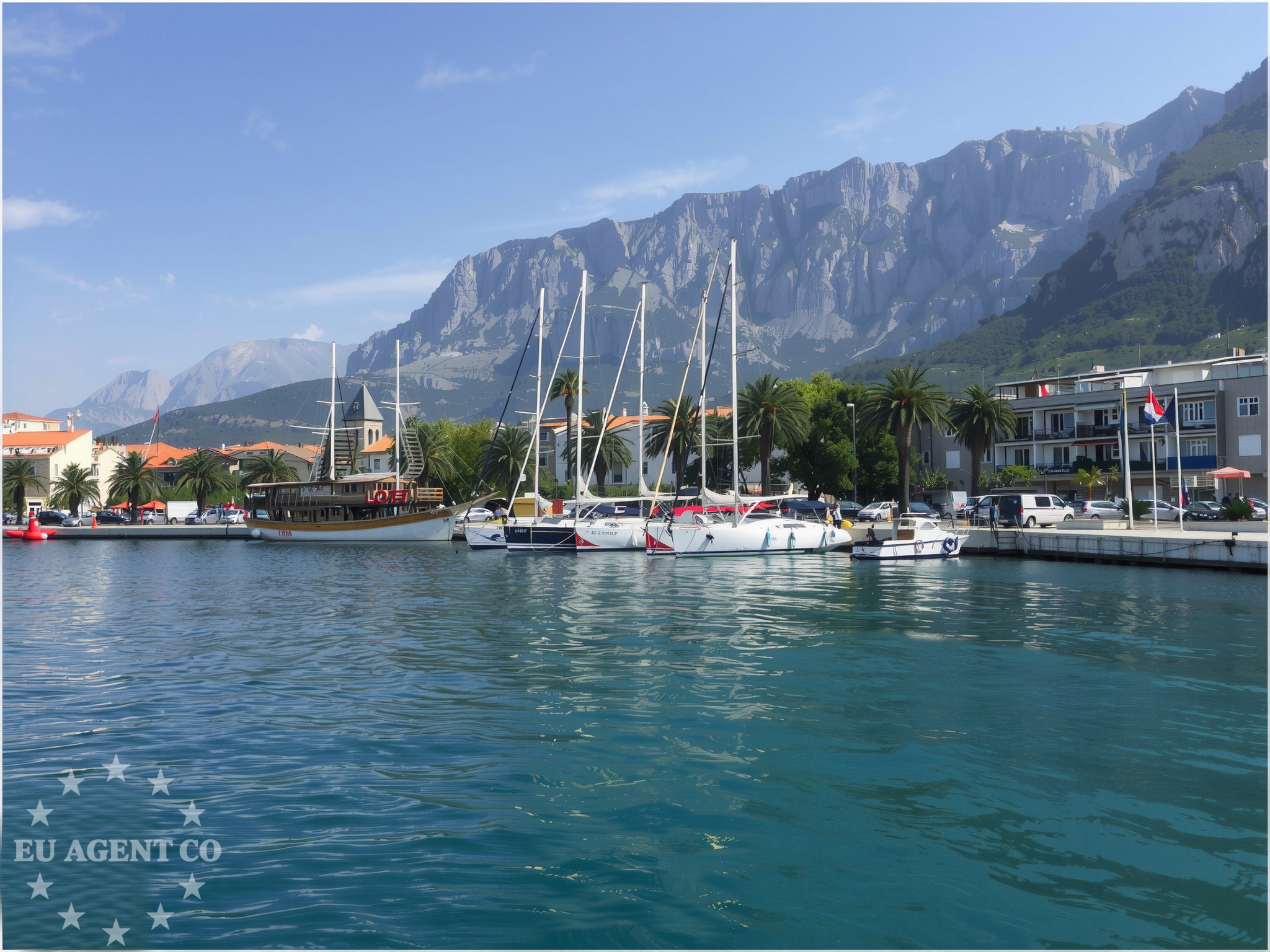 Additional view of Harbour harbor in Harbour in Makarska, Central Dalmatia, Croatia photo 10
