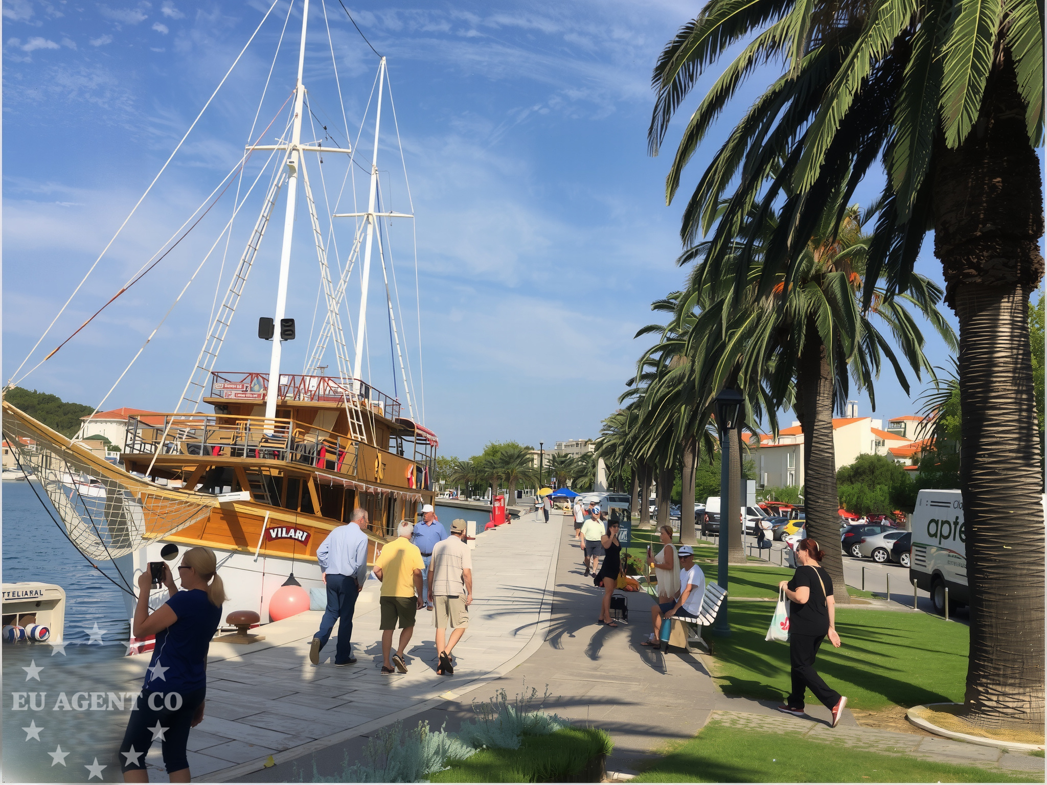Additional view of Harbour harbor in Harbour in Makarska, Central Dalmatia, Croatia photo 11