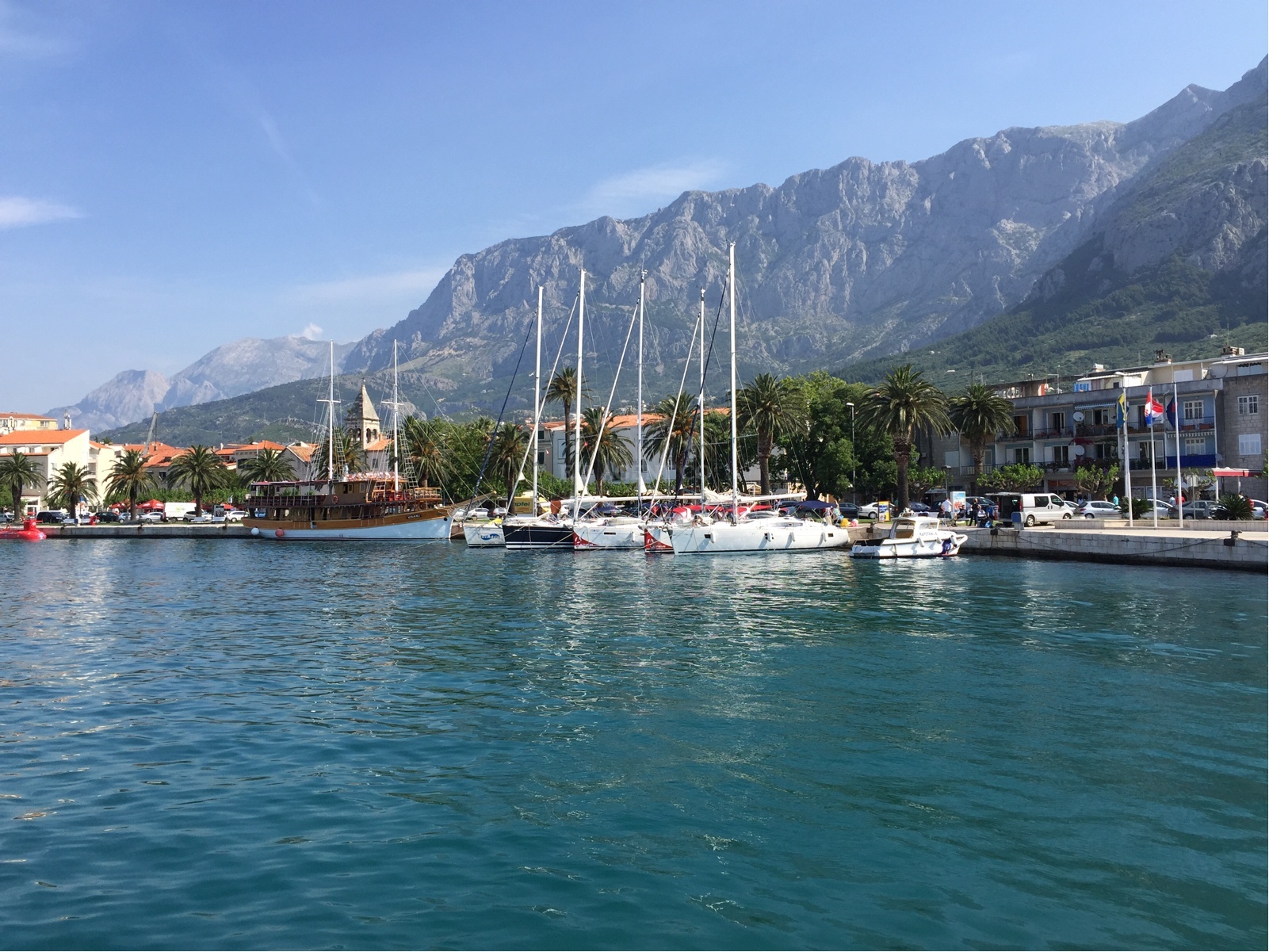 Additional view of Makarska harbor in Harbour in Makarska, Central Dalmatia, Croatia photo 6