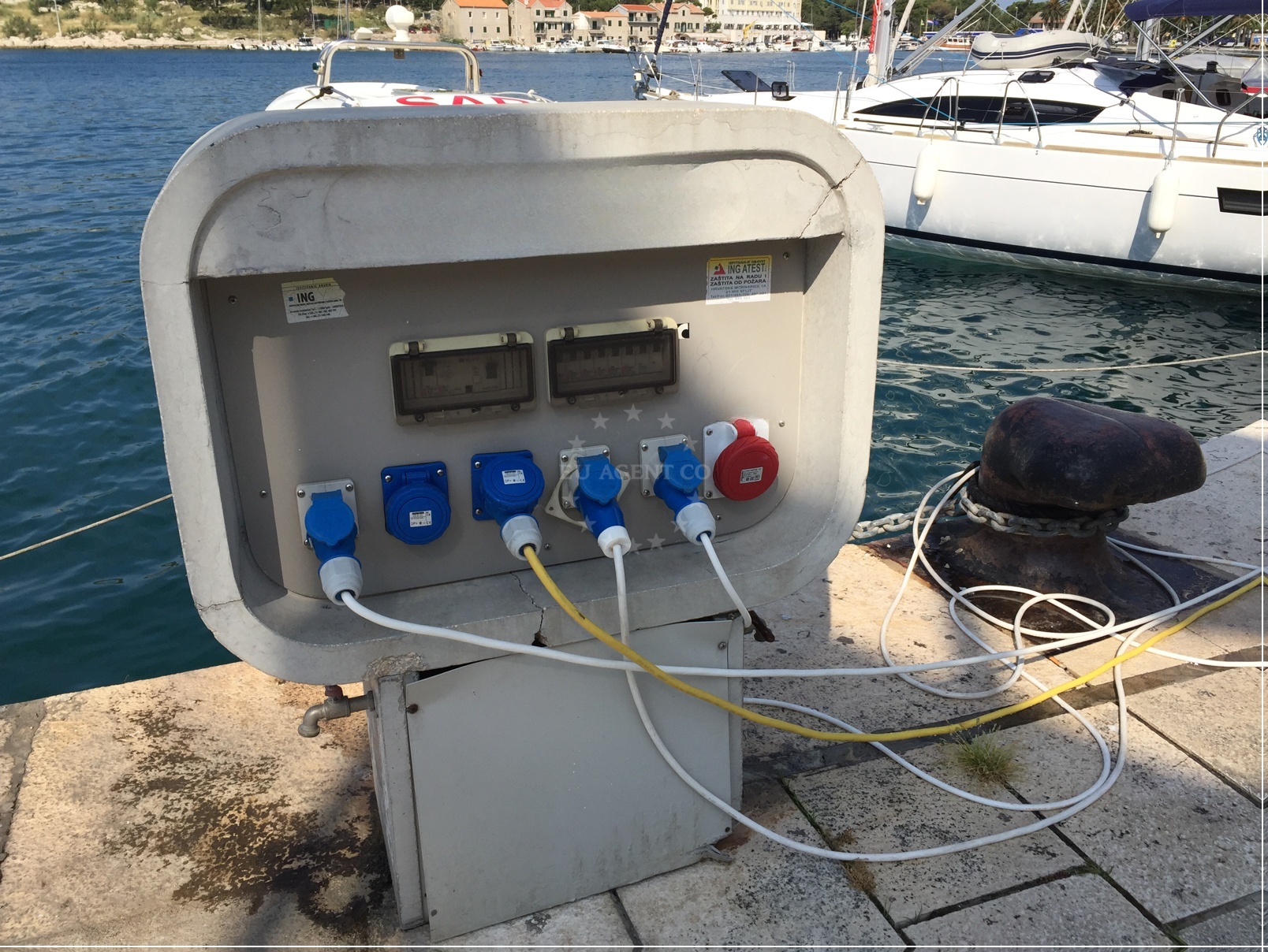 Additional view of Makarska harbor in Harbour in Makarska, Central Dalmatia, Croatia photo 7
