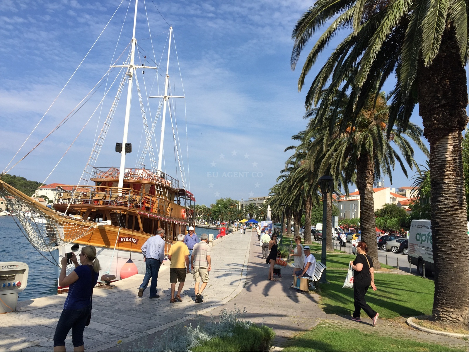 Additional view of Makarska harbor in Harbour in Makarska, Central Dalmatia, Croatia photo 8