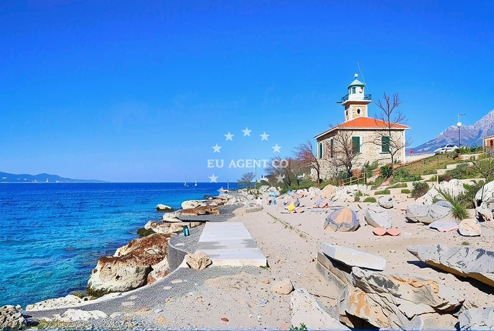 Additional view of Makarska harbor in Harbour in Makarska, Central Dalmatia, Croatia photo 14