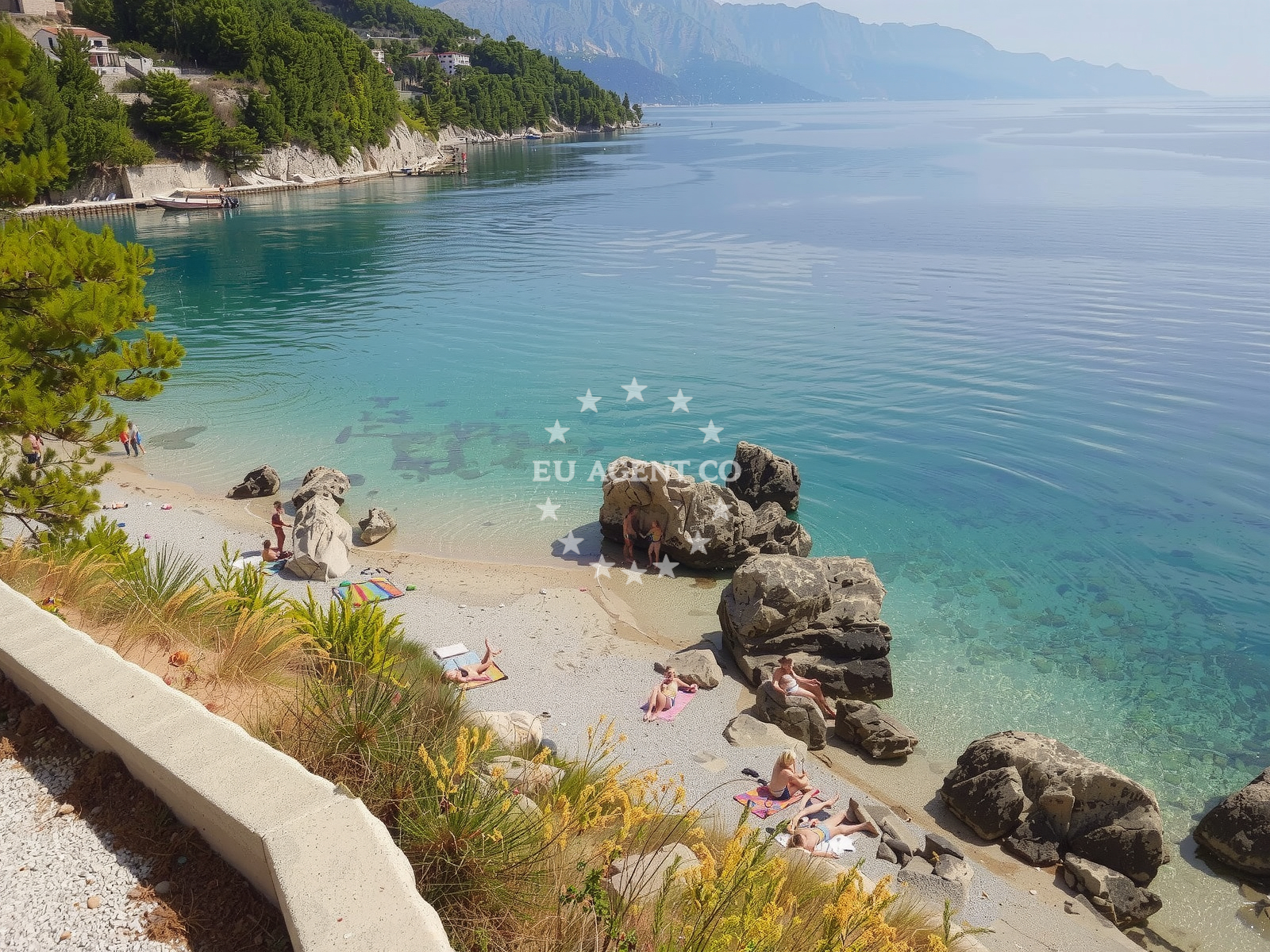 Additional view of Mimice harbor in Harbour in Mimice, Central Dalmatia, Croatia photo 4