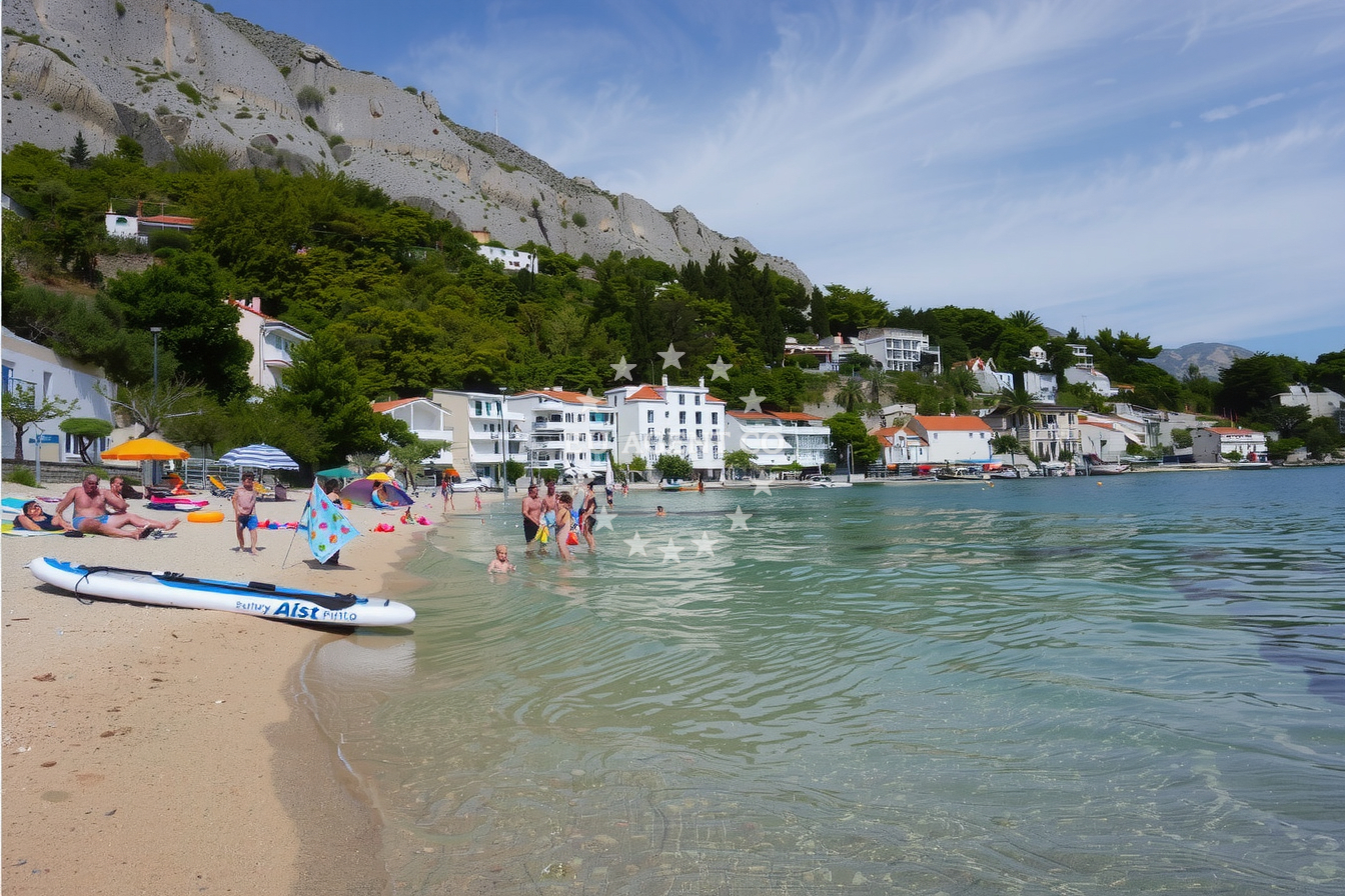 Additional view of Mimice harbor in Harbour in Mimice, Central Dalmatia, Croatia photo 6