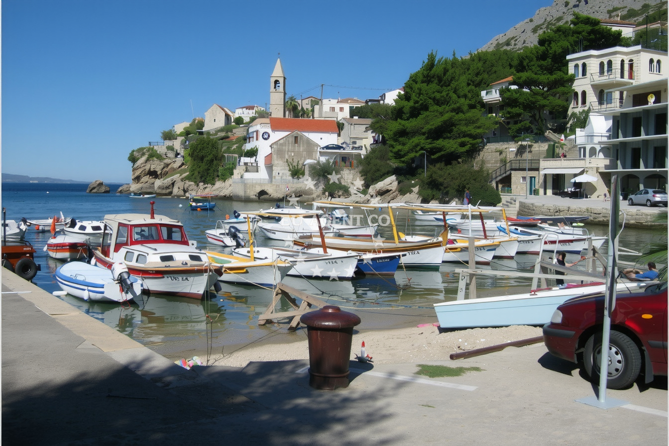Additional view of Pisak harbor in Harbour in Pisak, Central Dalmatia, Croatia photo 15